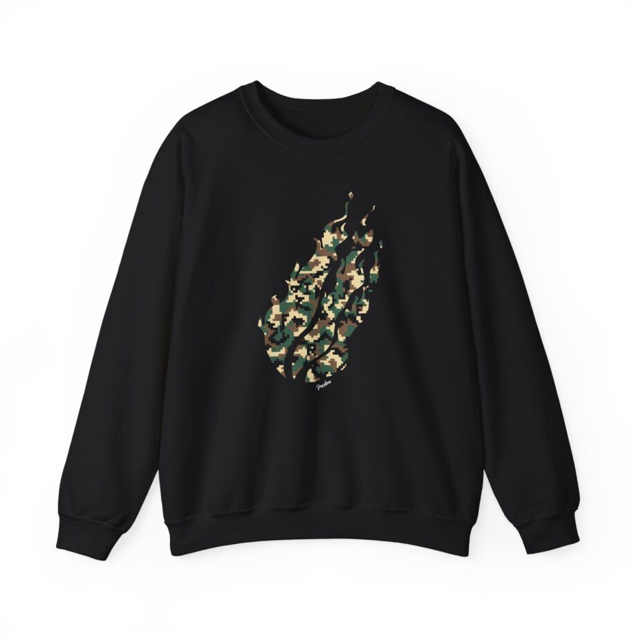 Preston Pixel Camo Unisex Heavy Blend™ Crewneck Sweatshirt