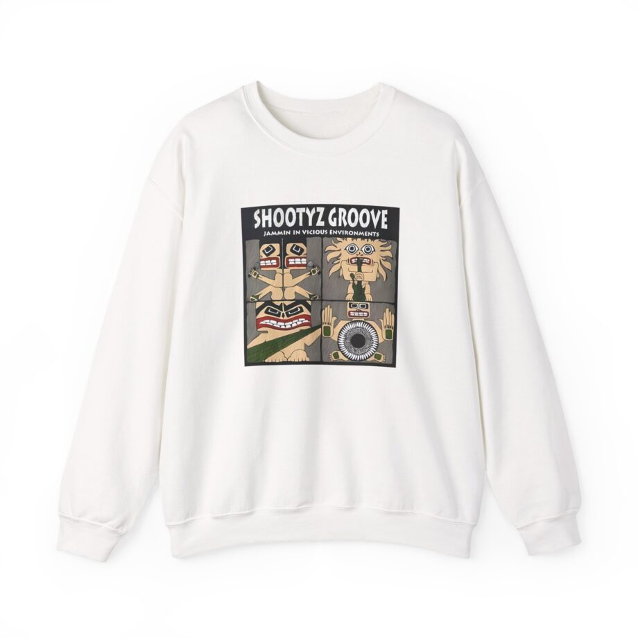 Shootyz Groove Jammin in Vicious Environments Album Cover Unisex Heavy Blend™ Crewneck Sweatshirt