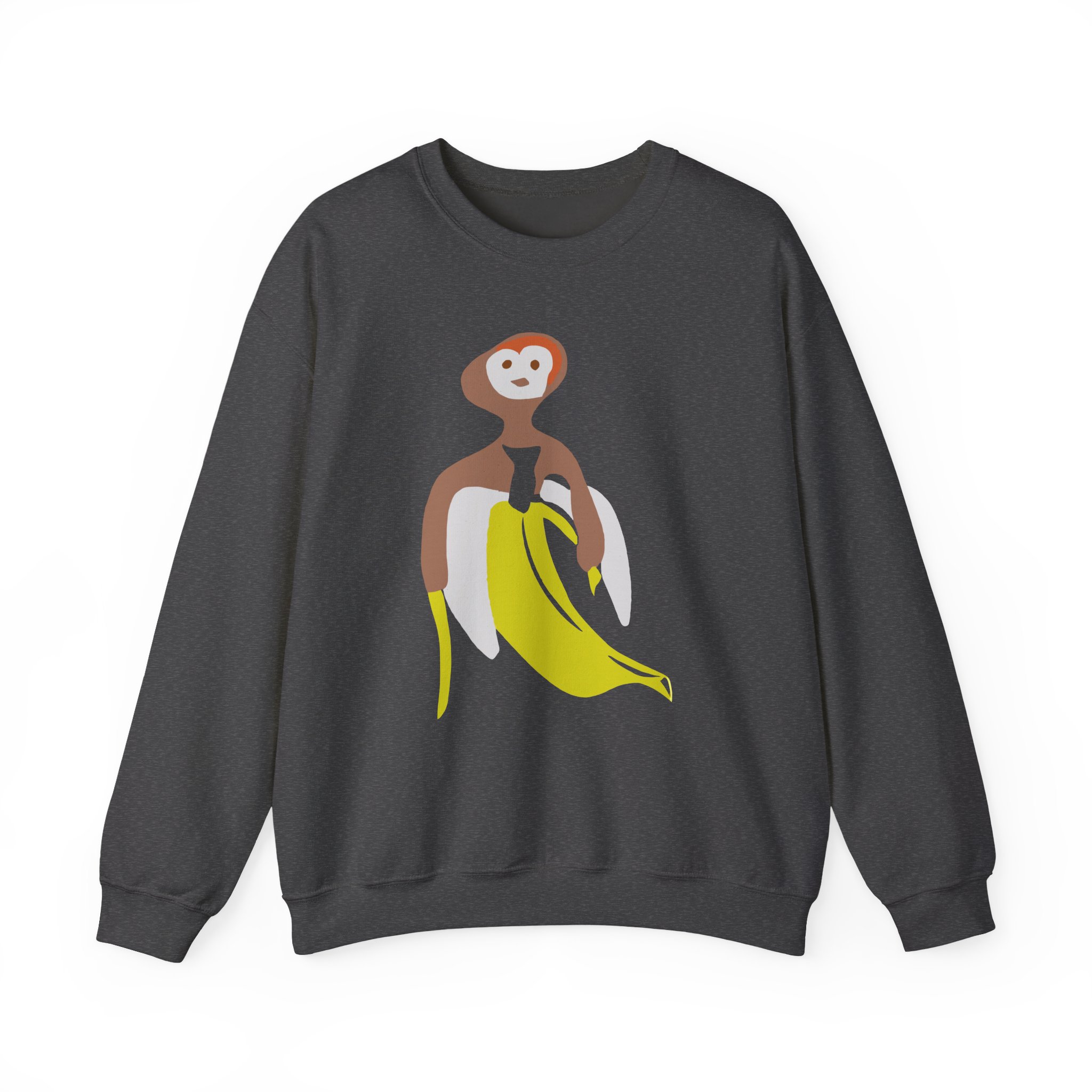Spoonkid Inspired Banana Unisex Heavy Blendâ„¢ Crewneck Sweatshirt