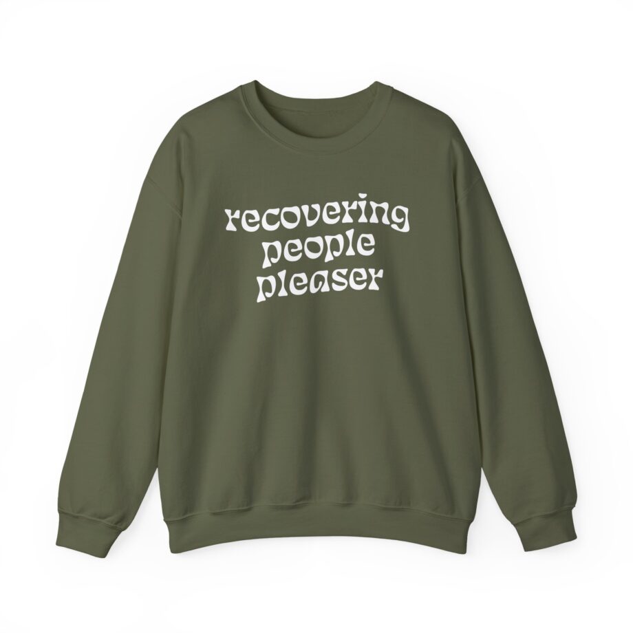 Charlotte Dobre Recovering People Pleaser Unisex Heavy Blend™ Crewneck Sweatshirt