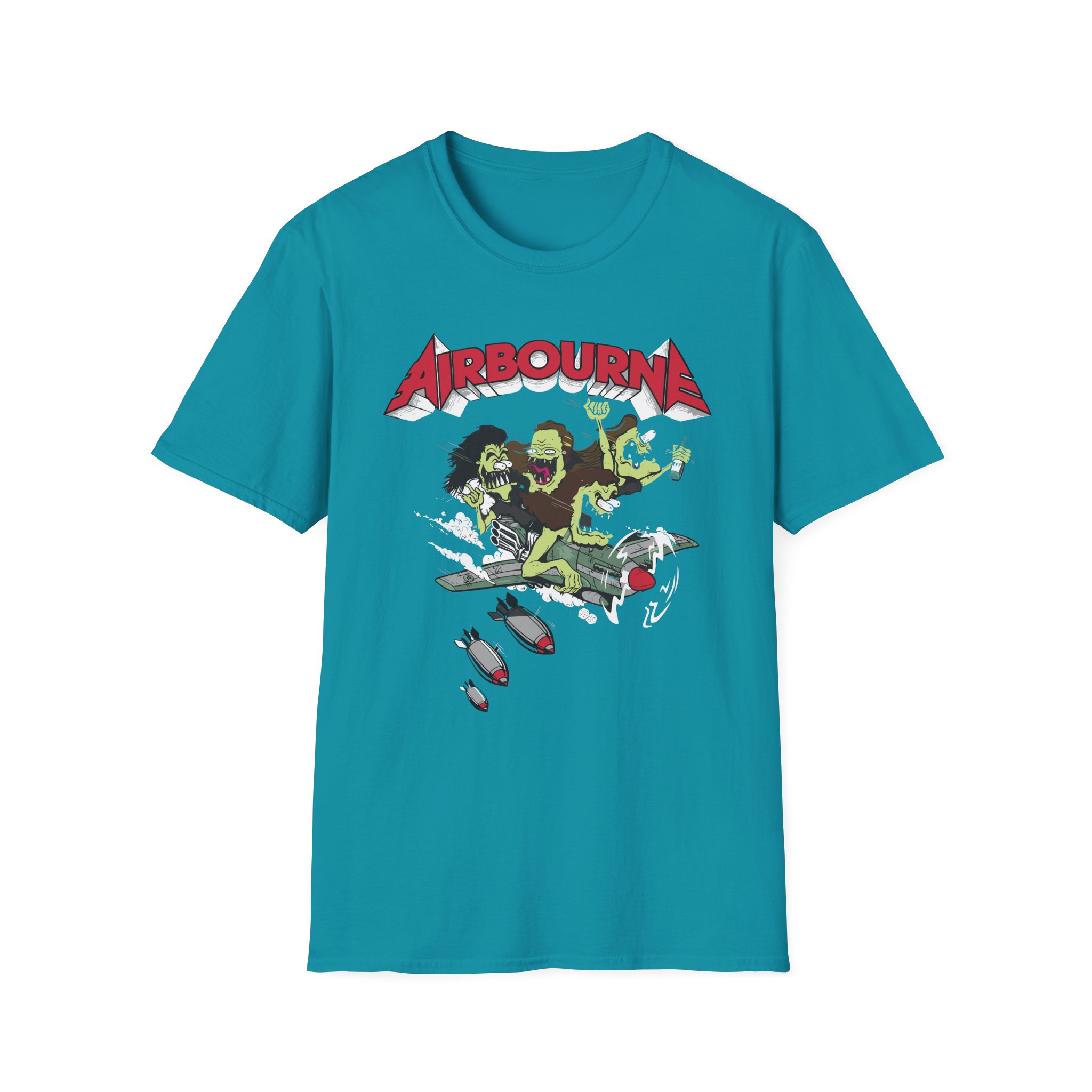 Airbourne - Nitro Herren Unisex Softstyle T-Shirt