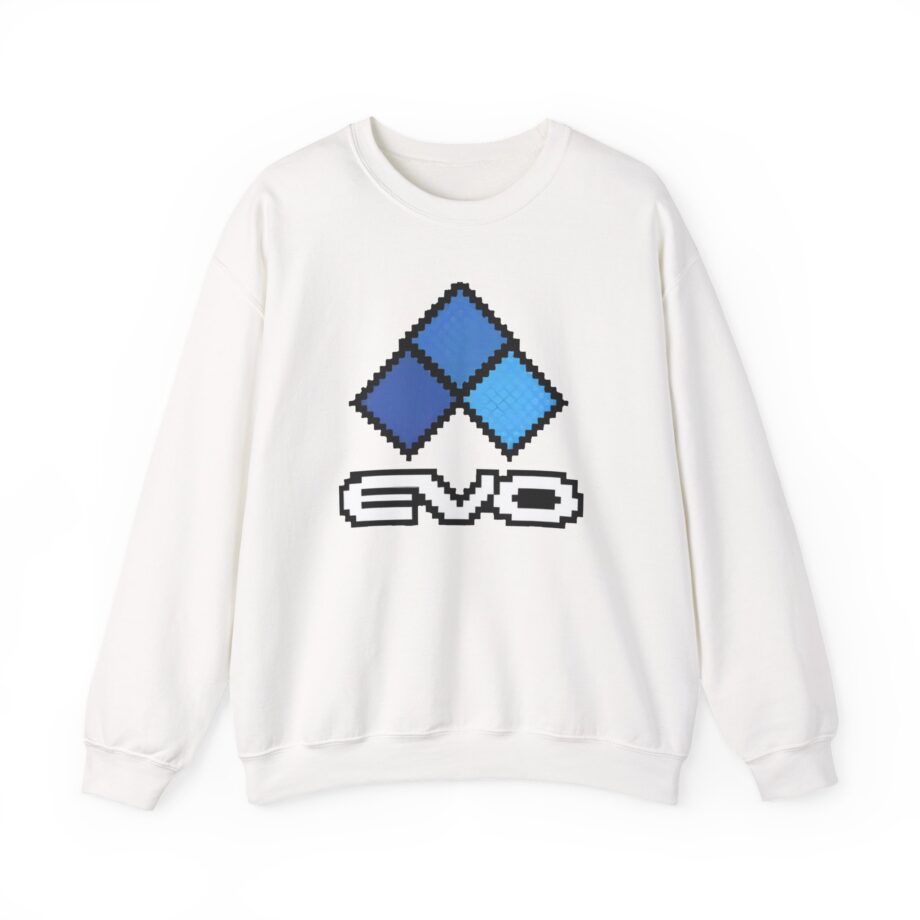 Evo 8 Bit Logo Returns Unisex Heavy Blend™ Crewneck Sweatshirt