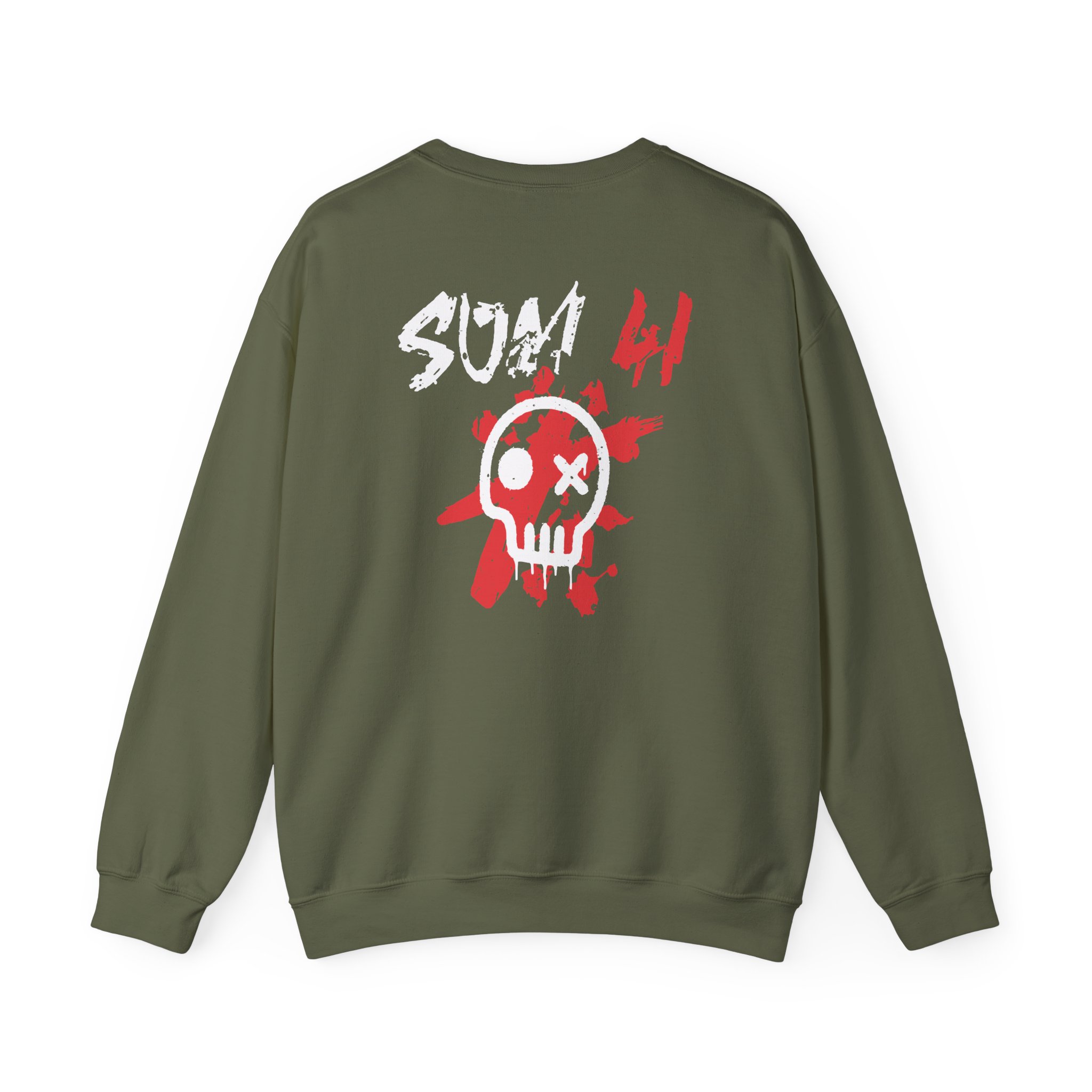 Sum 41 Skull Unisex Heavy Blendâ„¢ Crewneck Sweatshirt