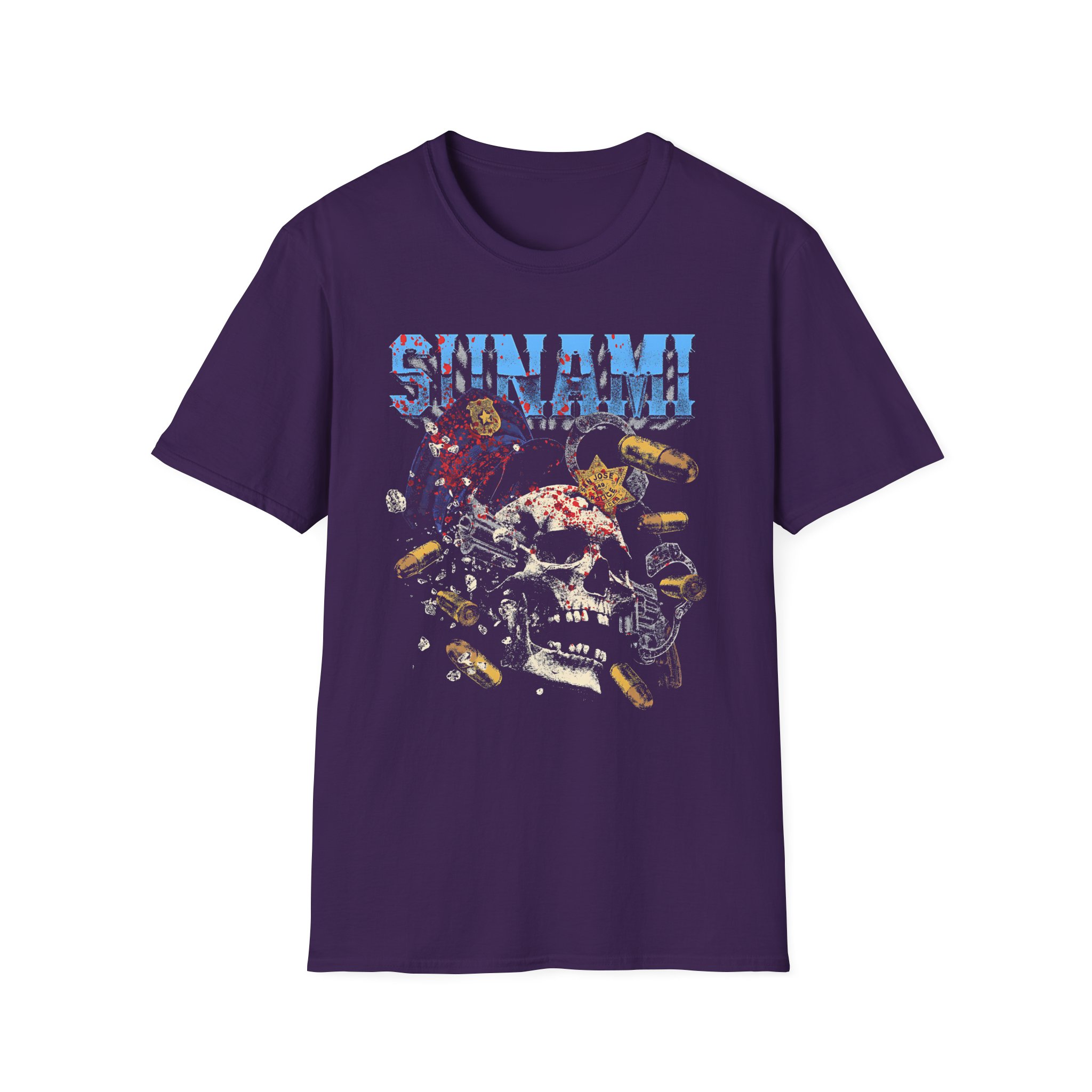 Sunami Skull Unisex Softstyle T-Shirt