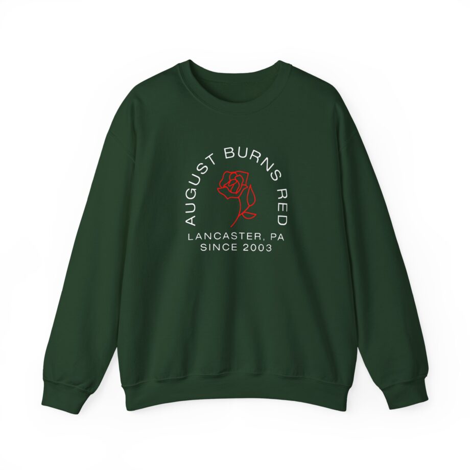 August Burns Red Rose Unisex Heavy Blend™ Crewneck Sweatshirt
