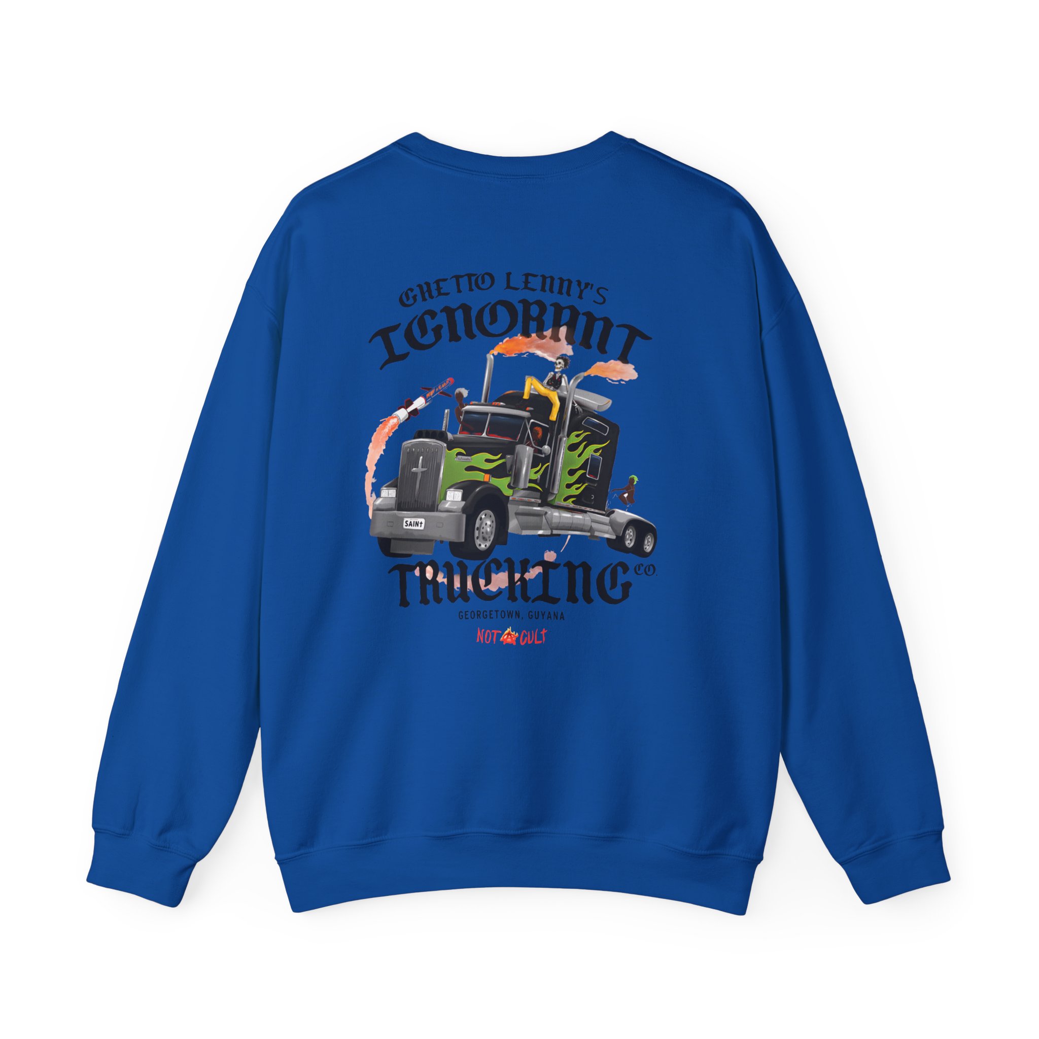 Saint Jhn Ghetto Lenny's Trucking Co. Unisex Heavy Blendâ„¢ Crewneck Sweatshirt