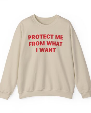Jenny Holzer Protect Me From What I Want Unisex Heavy Blend™ Crewneck Sweatshirt