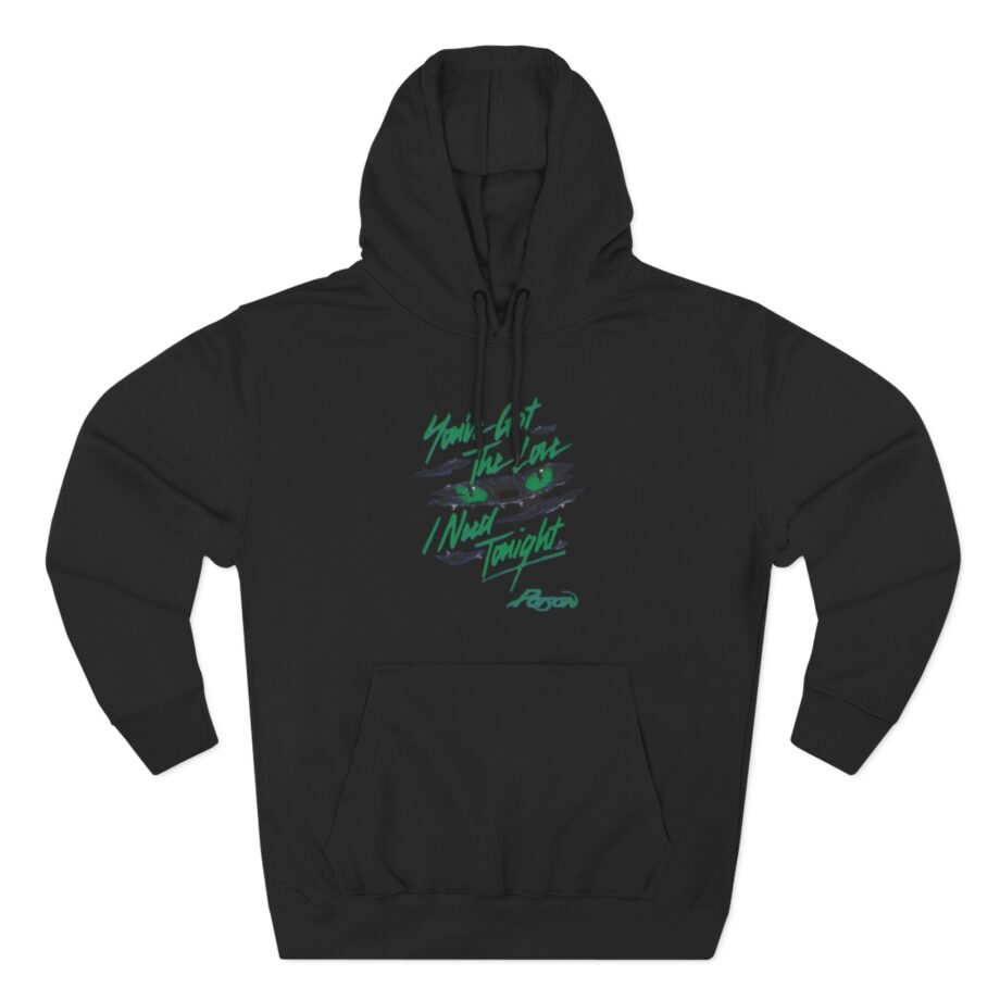 Poison You Got the Love Three-Panel Fleece Hoodie