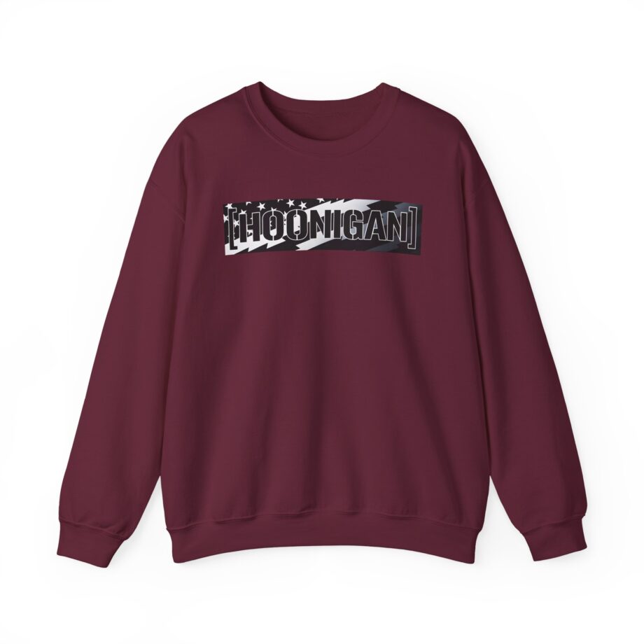 Ken Block Hoonigan Stars & Stripes Censor Bar Unisex Heavy Blend™ Crewneck Sweatshirt