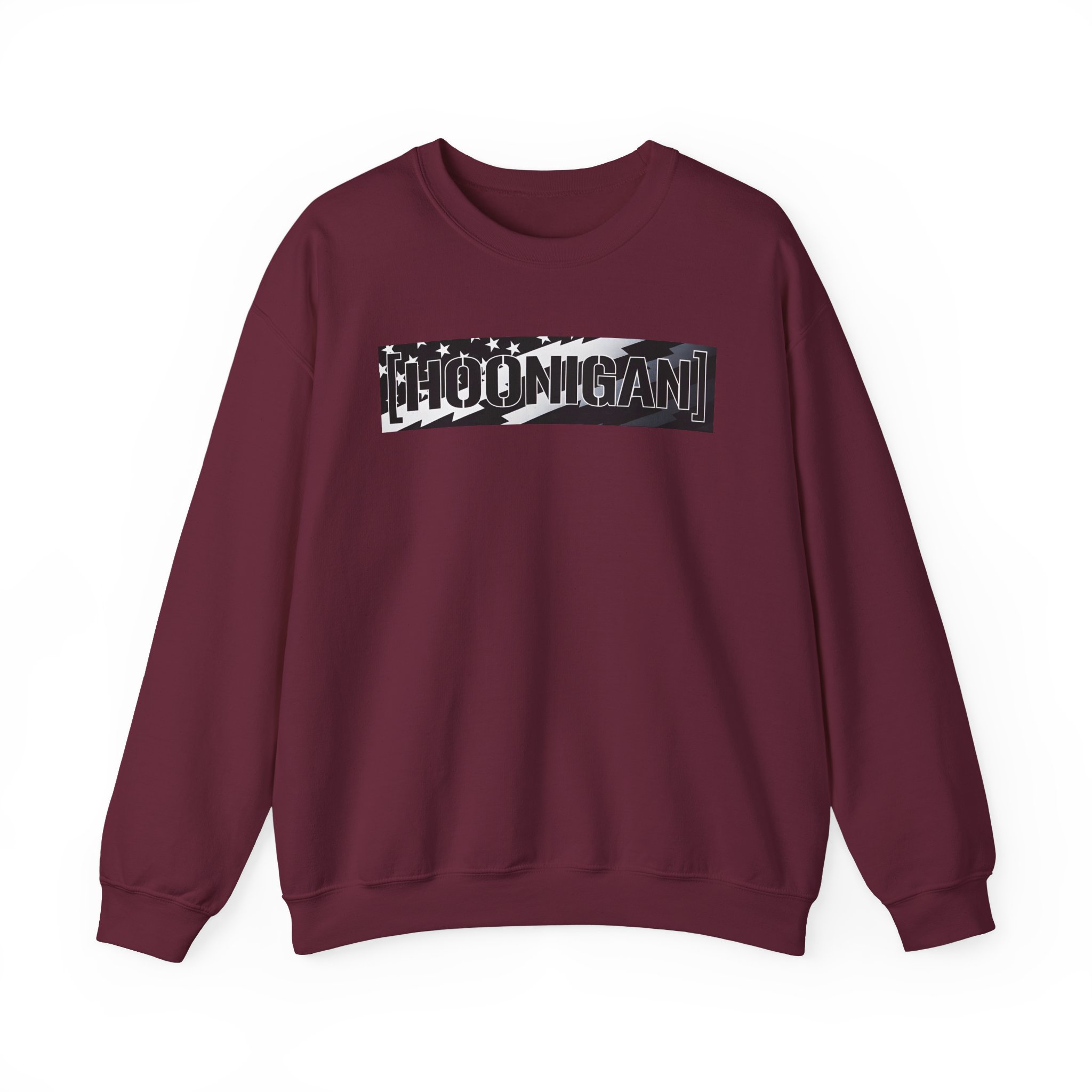 Ken Block Hoonigan Stars & Stripes Censor Bar Unisex Heavy Blendâ„¢ Crewneck Sweatshirt