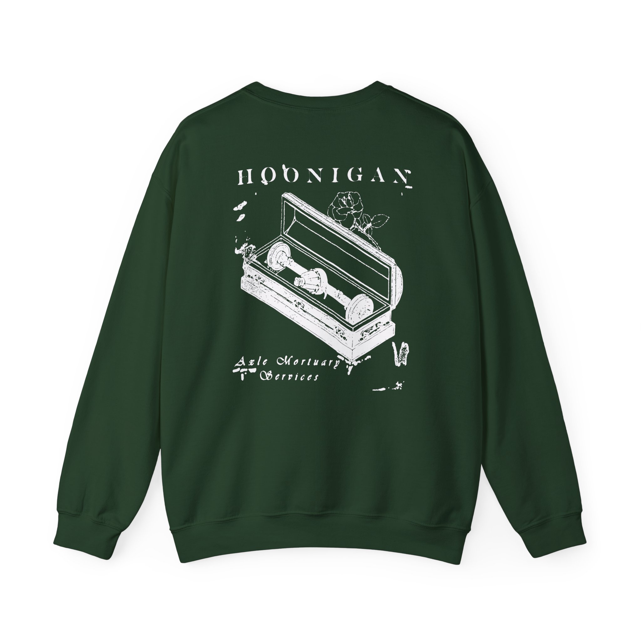 Ken Block Hoonigan Mortuary  Unisex Heavy Blendâ„¢ Crewneck Sweatshirt