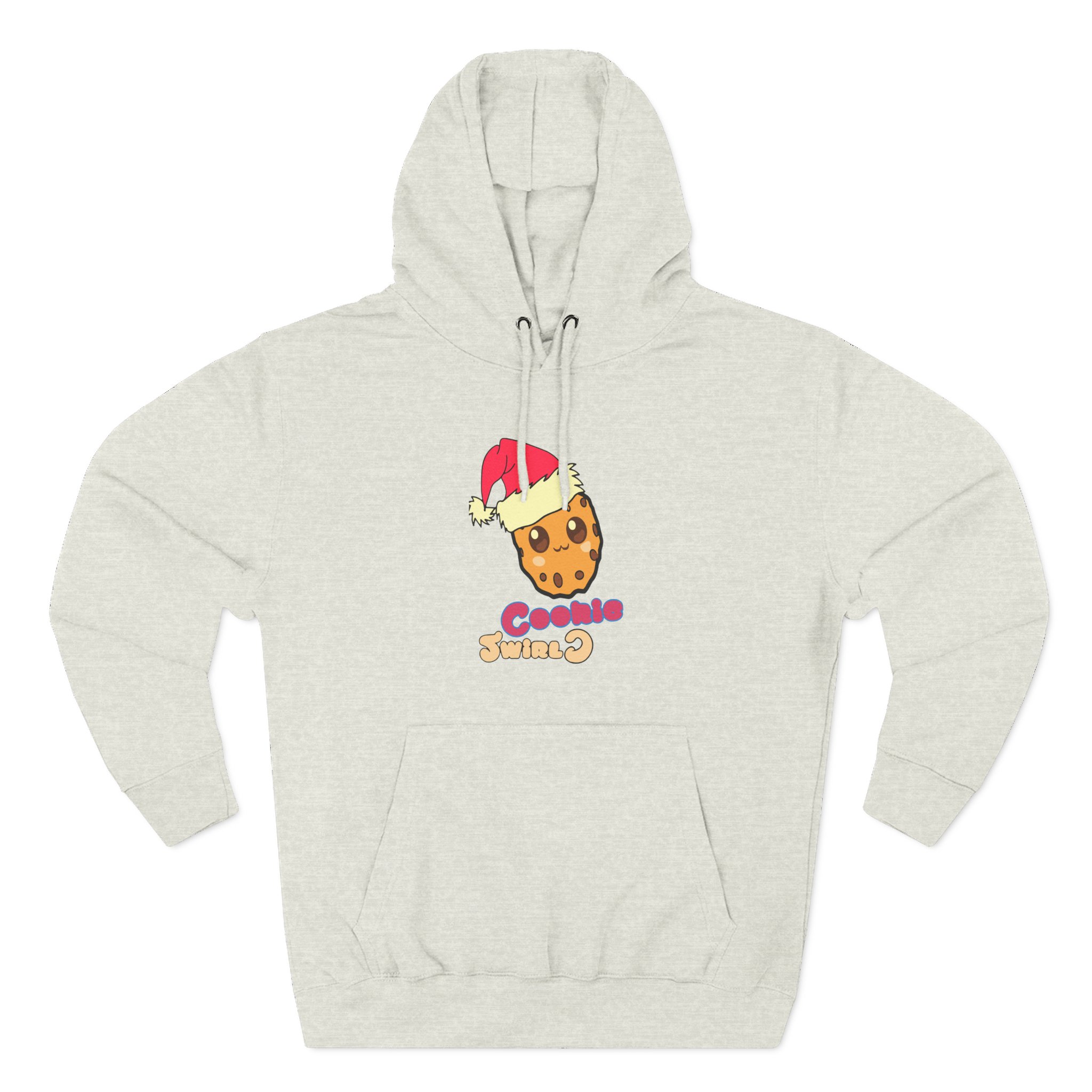 Cookieswirlc Three-Panel Fleece Hoodie