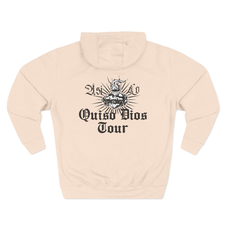 Eslabon Armado así Lo Quiso Dios Three-Panel Fleece Hoodie