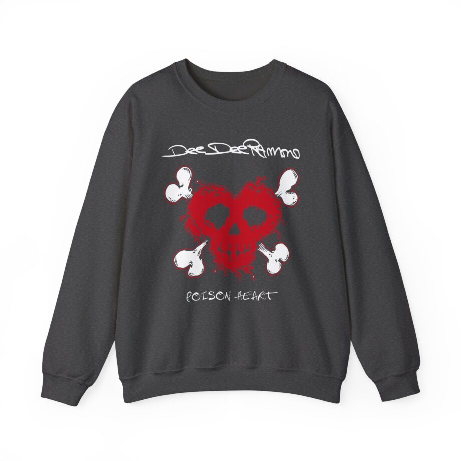 Ramones Distressed Poison Heart Unisex Heavy Blend™ Crewneck Sweatshirt