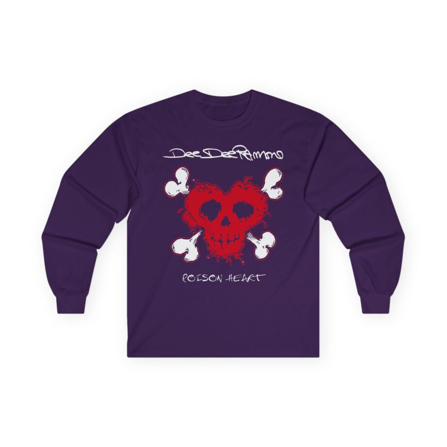 Ramones Distressed Poison Heart Unisex Ultra Cotton Long Sleeve Tee