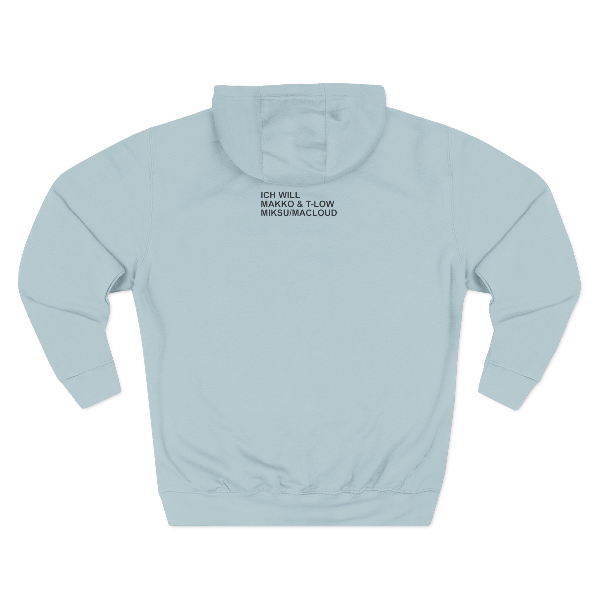 Makko Three-Panel Fleece Hoodie