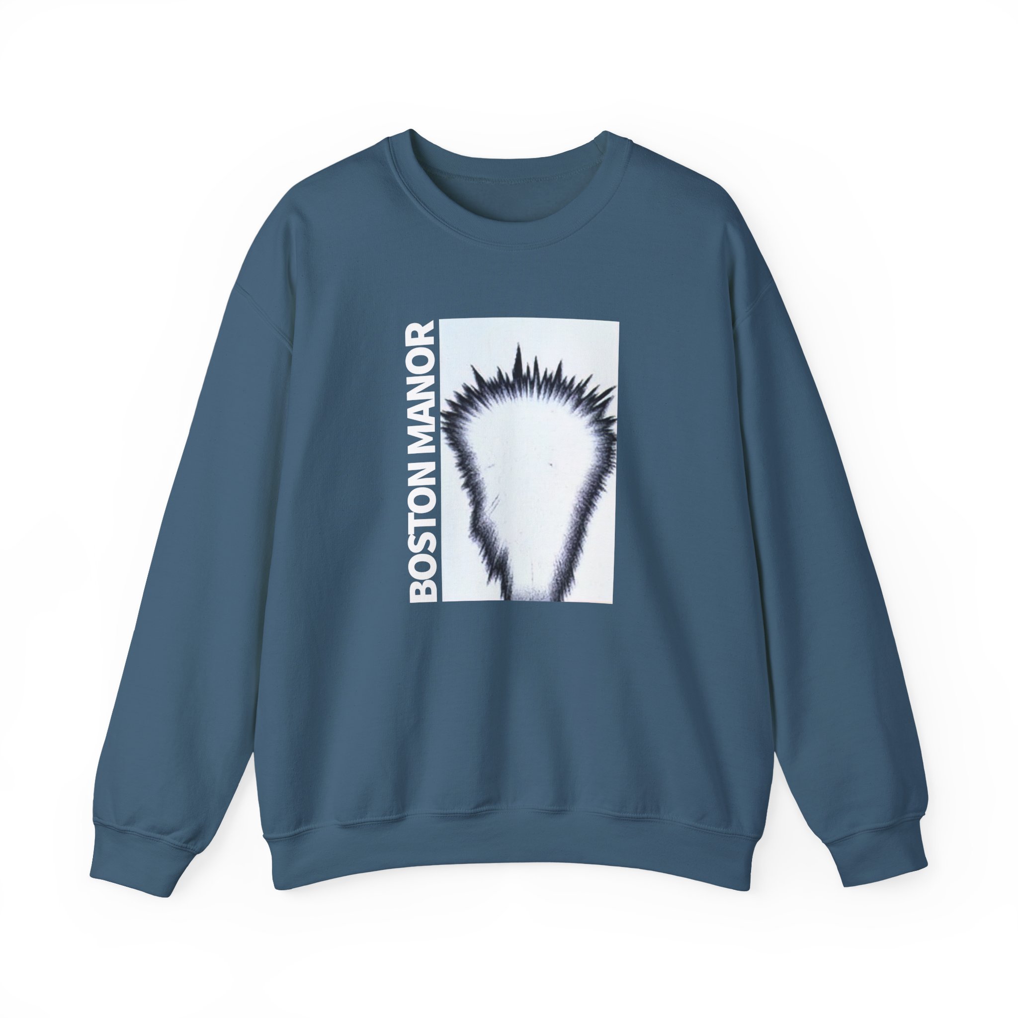 Boston Manor Flower Unisex Heavy Blendâ„¢ Crewneck Sweatshirt