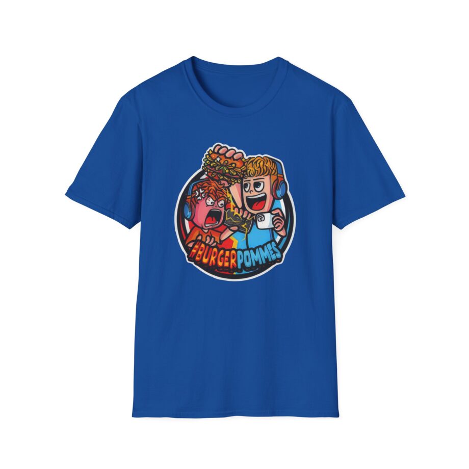 Burger Pommes Unisex Softstyle T-Shirt