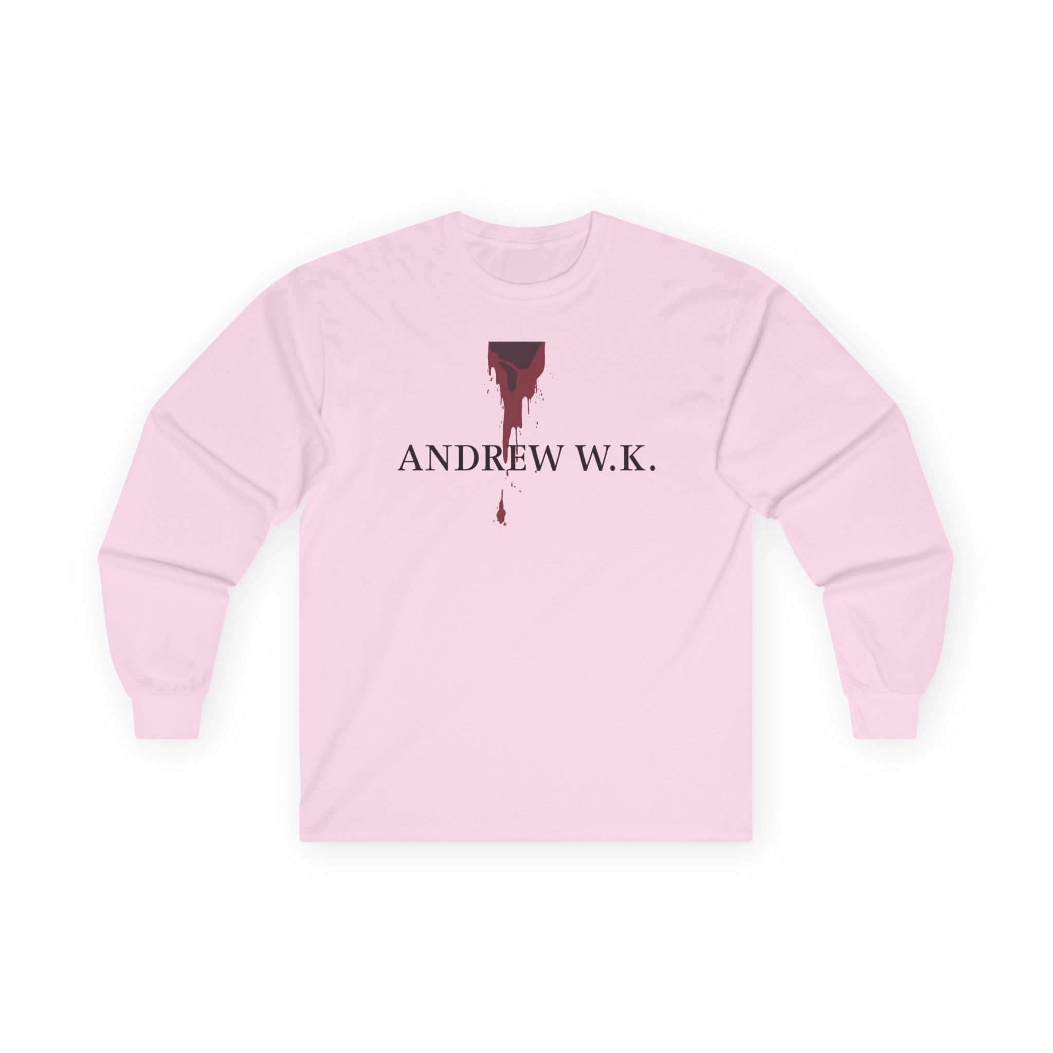 Andrew Wk I Get Wet Unisex Ultra Cotton Long Sleeve Tee