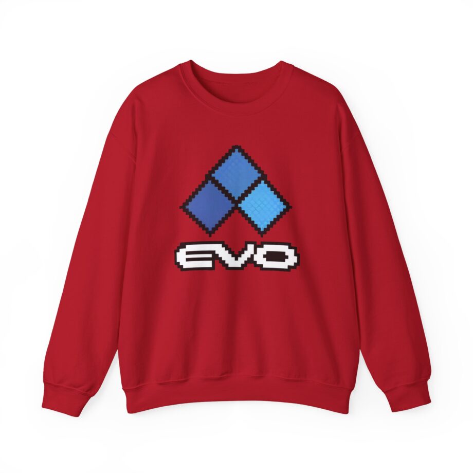 Evo 8 Bit Logo Returns Unisex Heavy Blend™ Crewneck Sweatshirt
