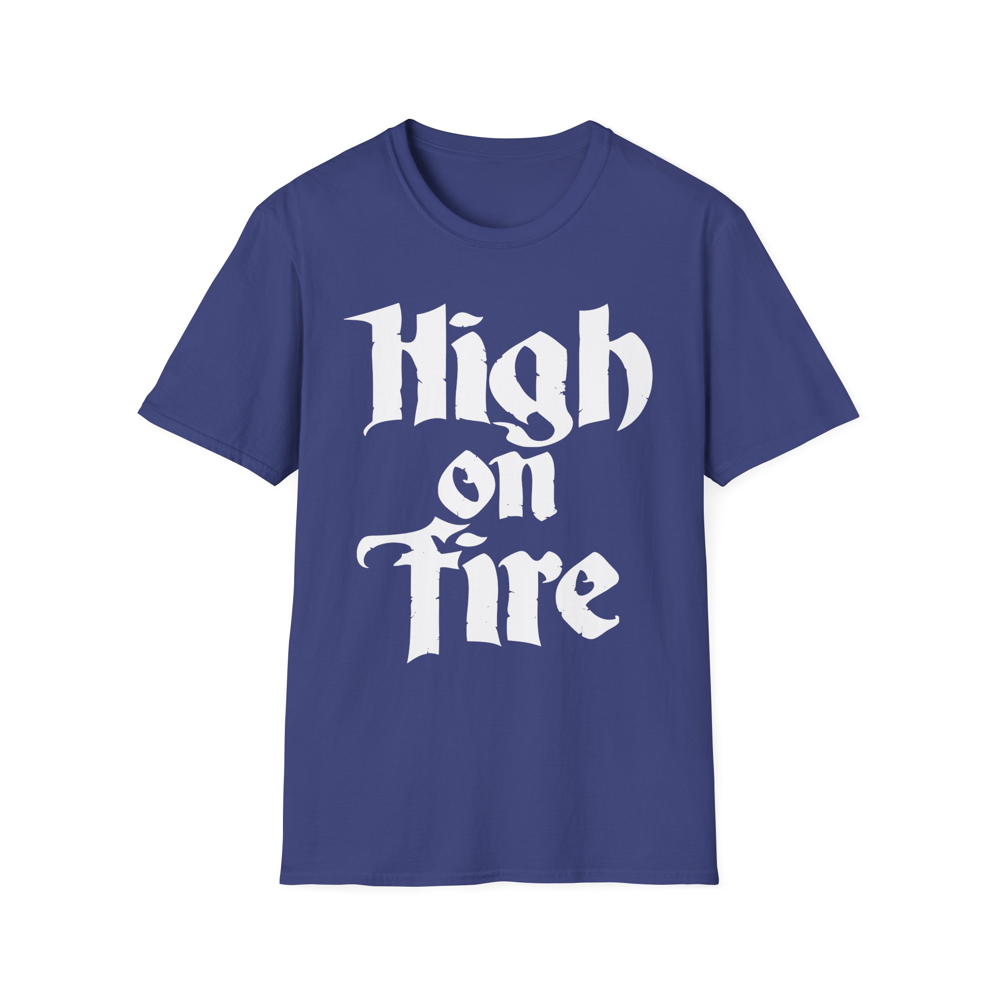 High on Fire Logo Unisex Softstyle T-Shirt