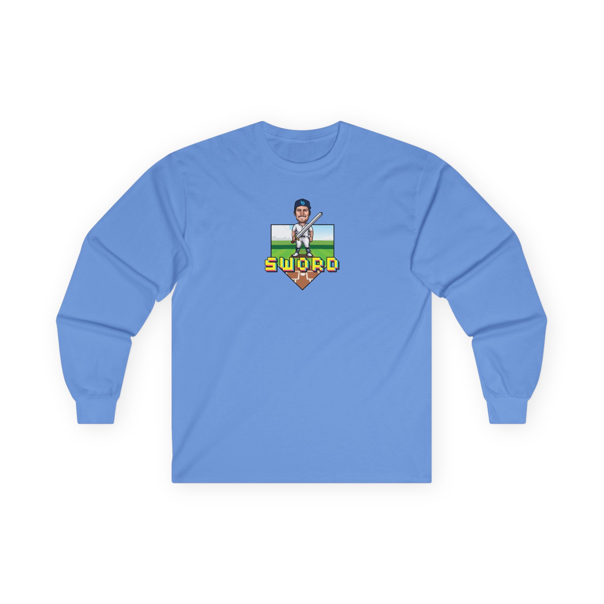 Trevor Bauer Sword Pixel Art Unisex Ultra Cotton Long Sleeve Tee