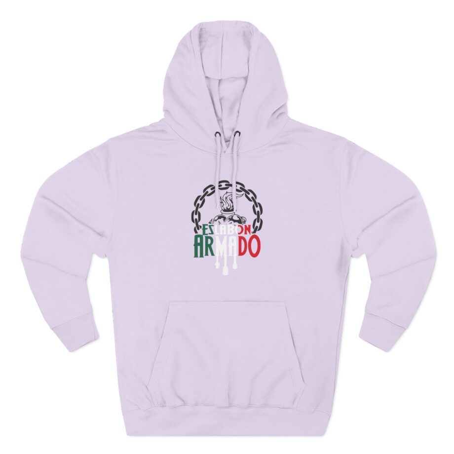 Eslabon Armado así Lo Quiso Dios Three-Panel Fleece Hoodie