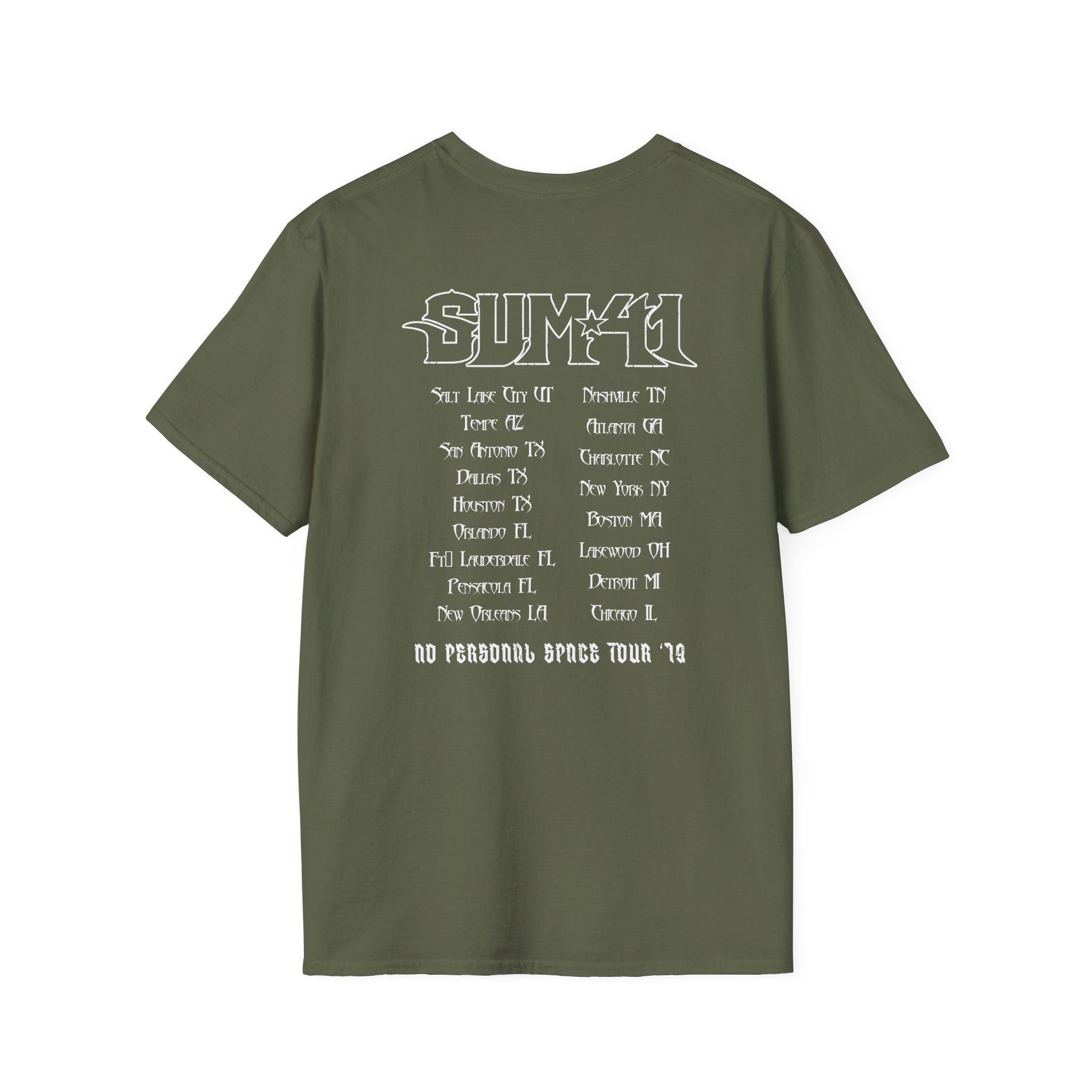 Sum 41 Reap41 Itin Unisex Softstyle T-Shirt