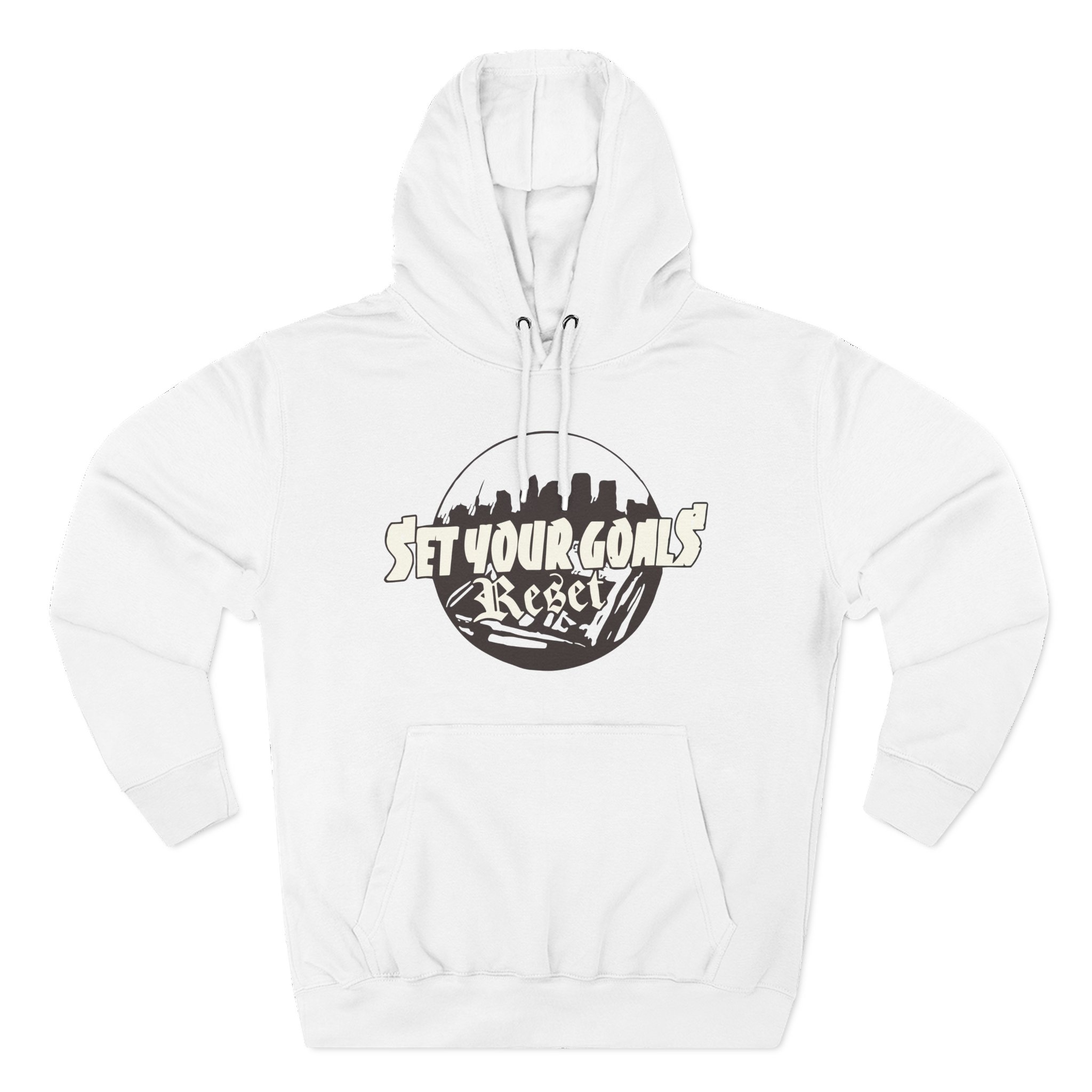 Set Your Goals Reset Three-Panel Fleece Hoodie