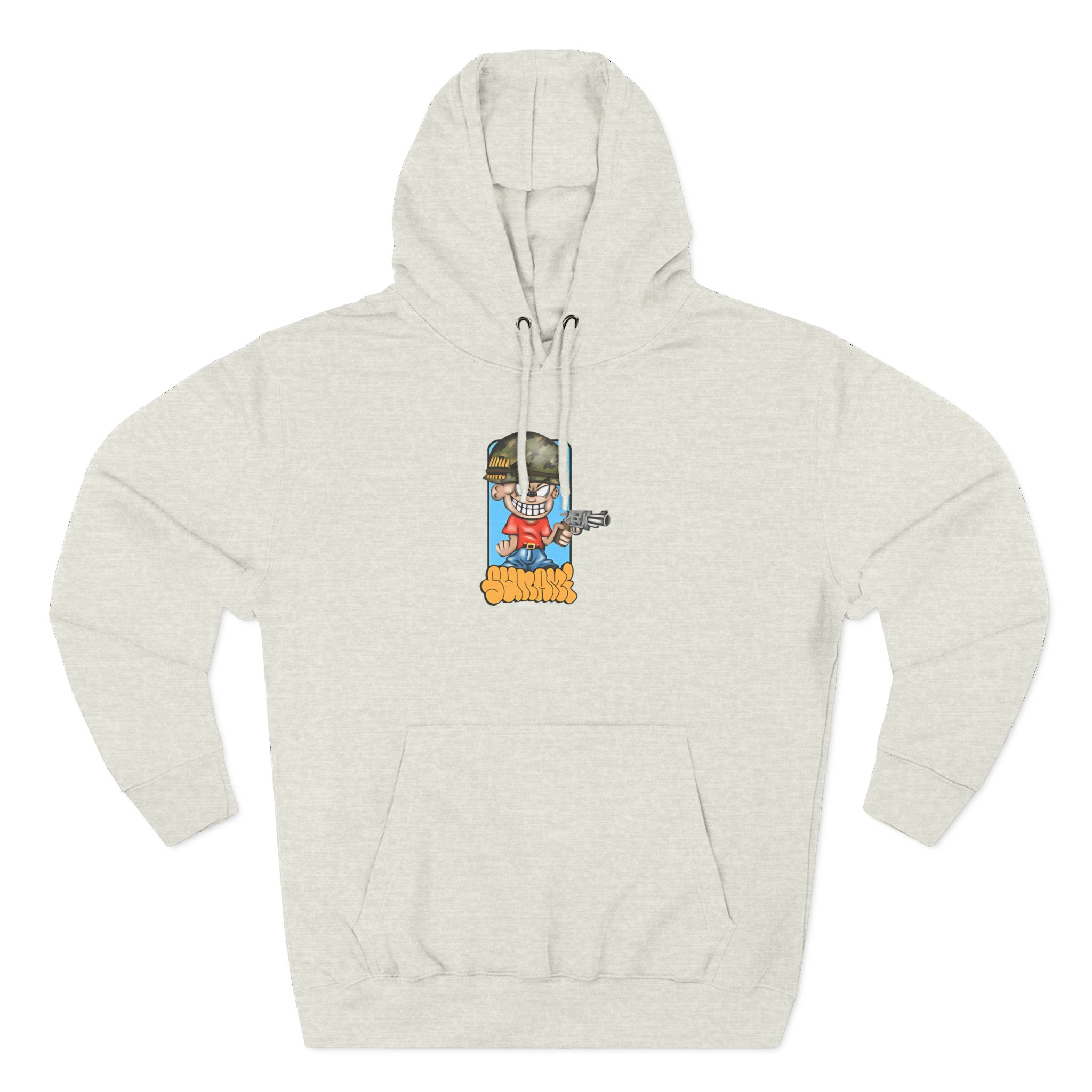 Sunami War is Hell Three-Panel Fleece Hoodie