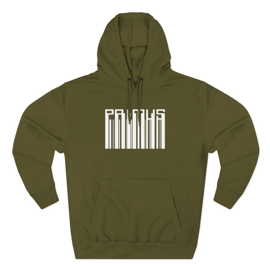 Primus Black Barcode Three-Panel Fleece Hoodie
