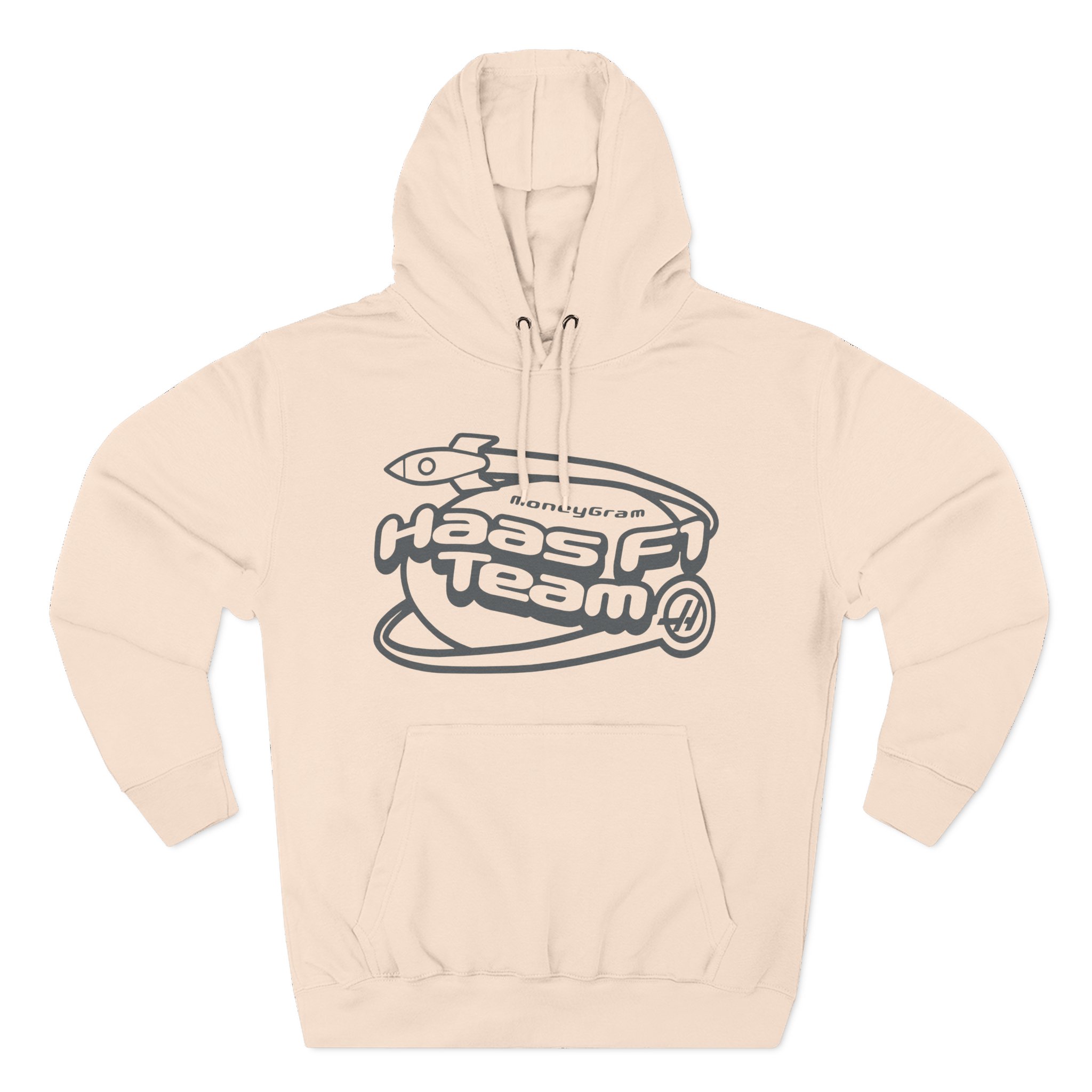 Haas F1 Team Rocketship Three-Panel Fleece Hoodie