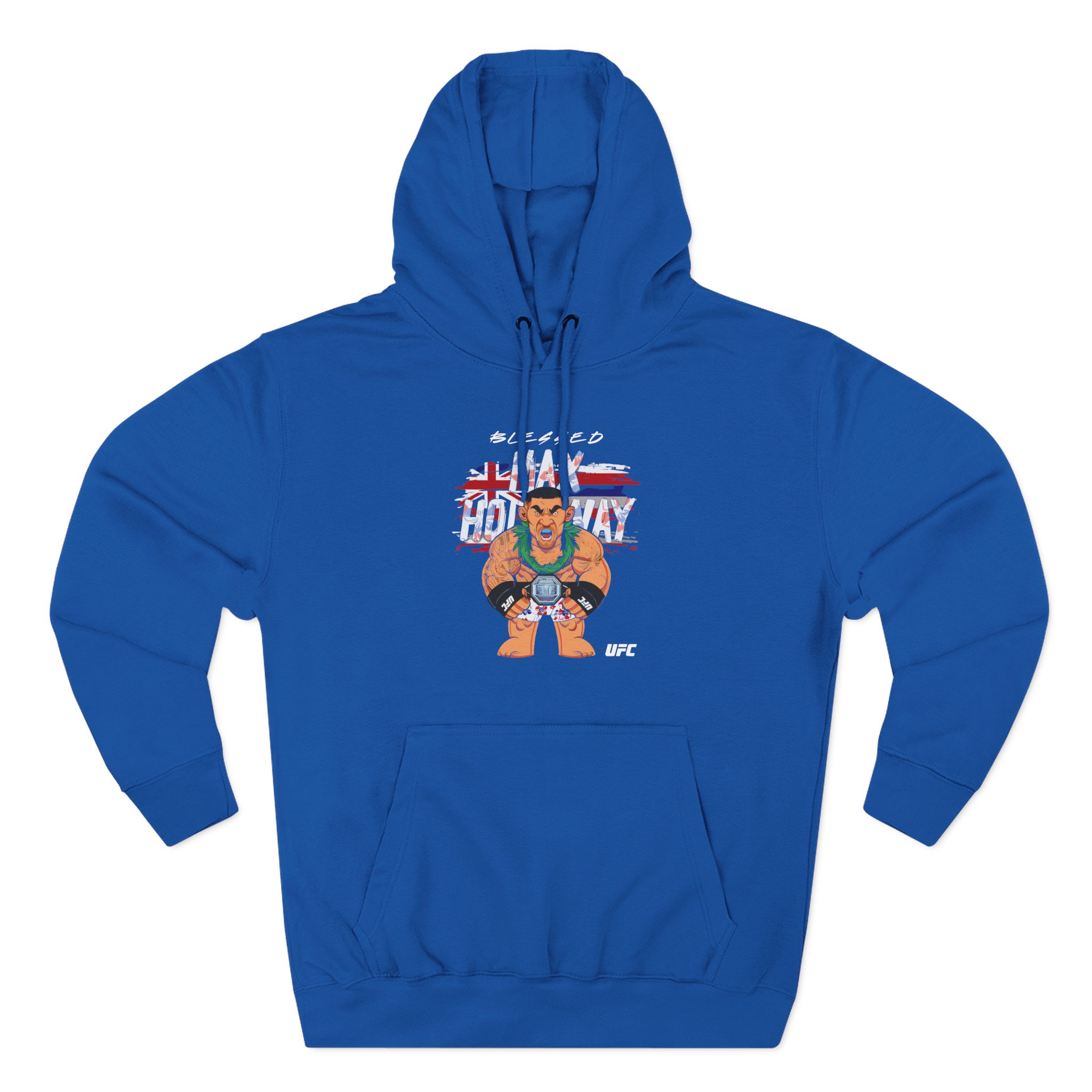 Max Holloway Big Shots Hawaii Three-Panel Fleece Hoodie