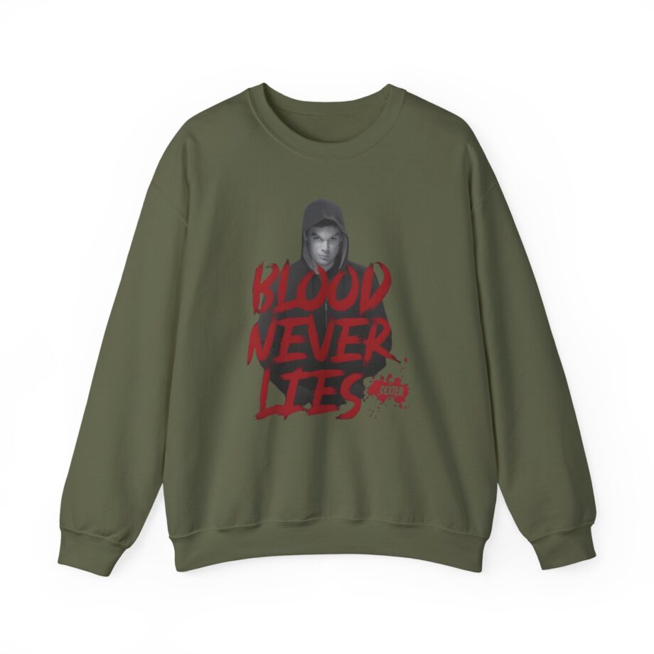 Dexter Blood Never Lies Unisex Heavy Blend™ Crewneck Sweatshirt