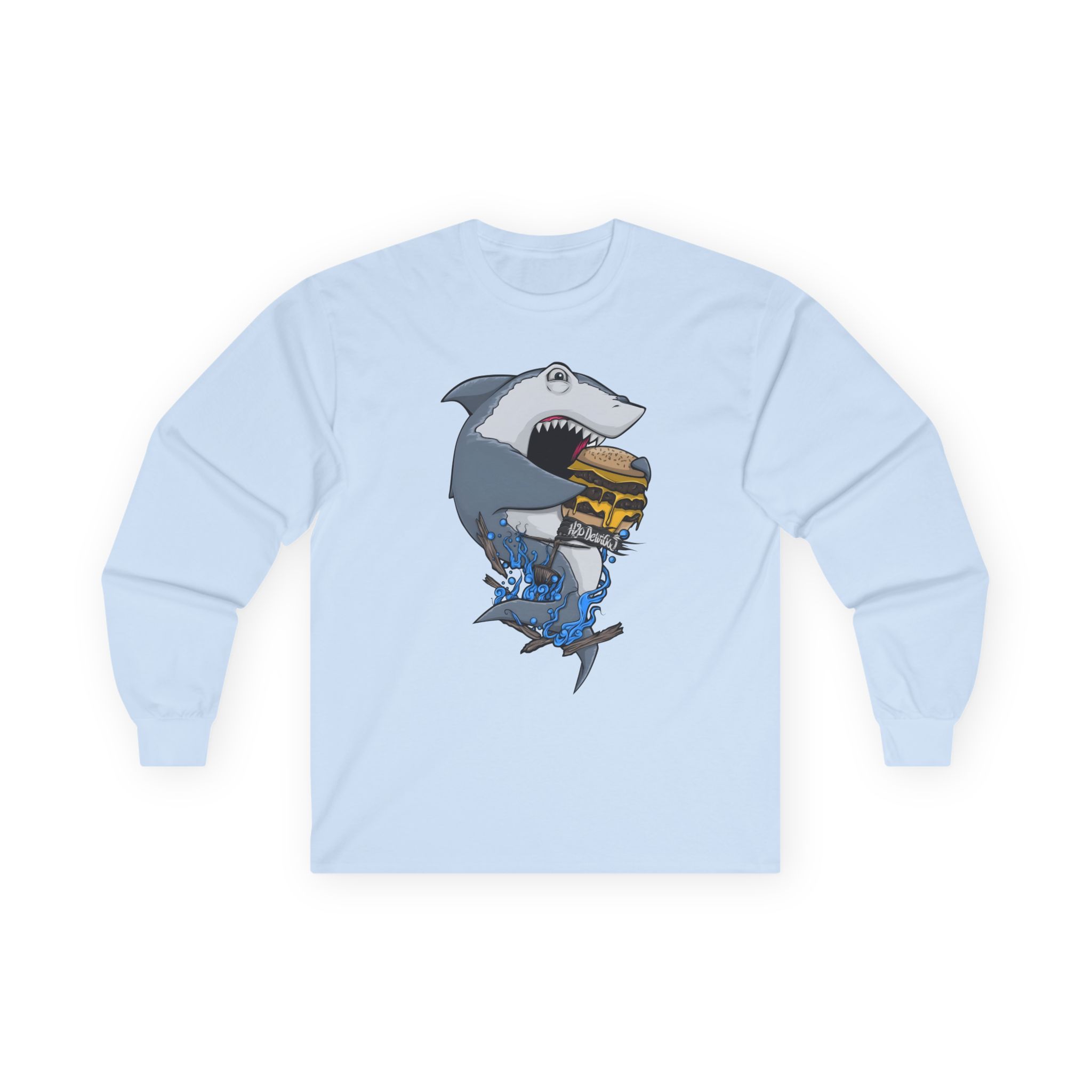 H2odelirious Hungry Shark Unisex Ultra Cotton Long Sleeve Tee