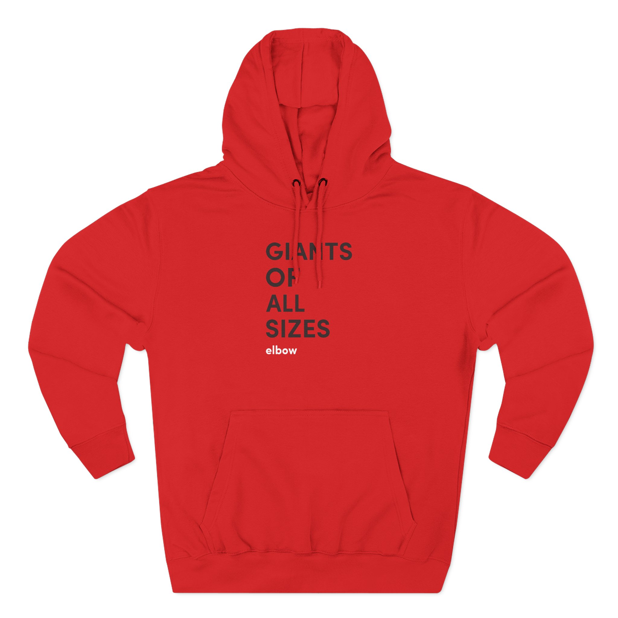Elbow Audio Giants of All Sizes Three-Panel Fleece Hoodie
