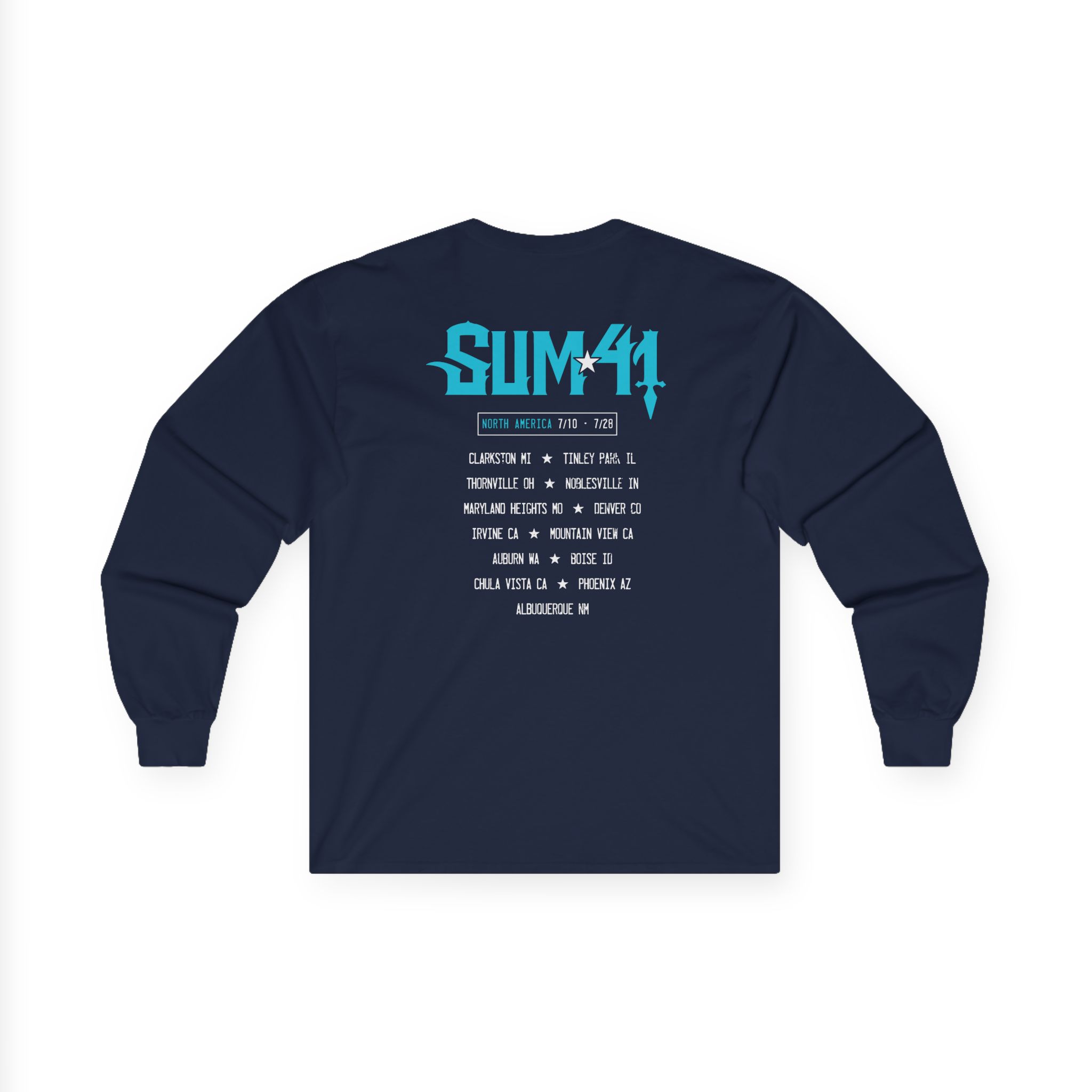 Sum 41 Blue Demon Itin Unisex Ultra Cotton Long Sleeve Tee