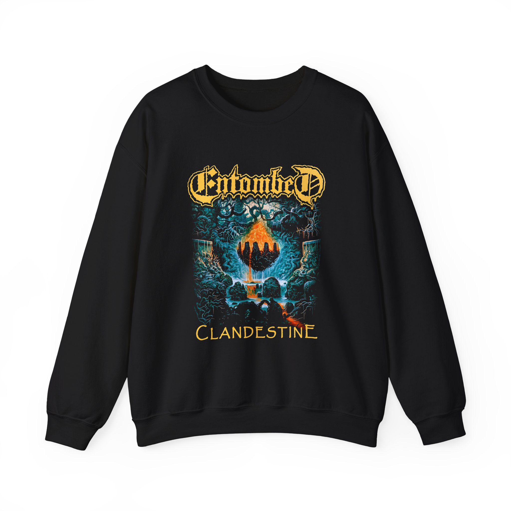 Entombed Clandestine Live Unisex Heavy Blendâ„¢ Crewneck Sweatshirt
