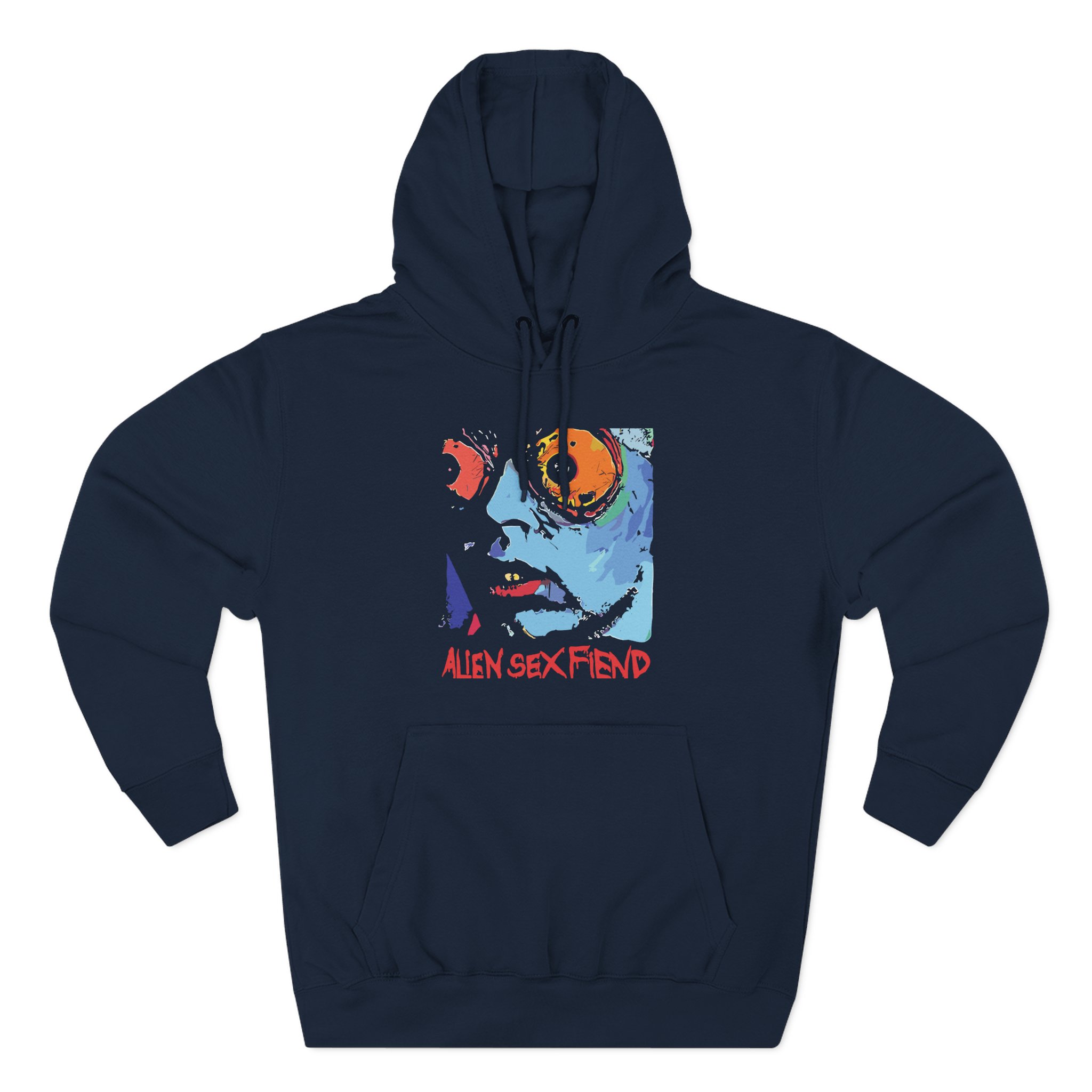 Alien Sex Fiend Acid Bath Three-Panel Fleece Hoodie