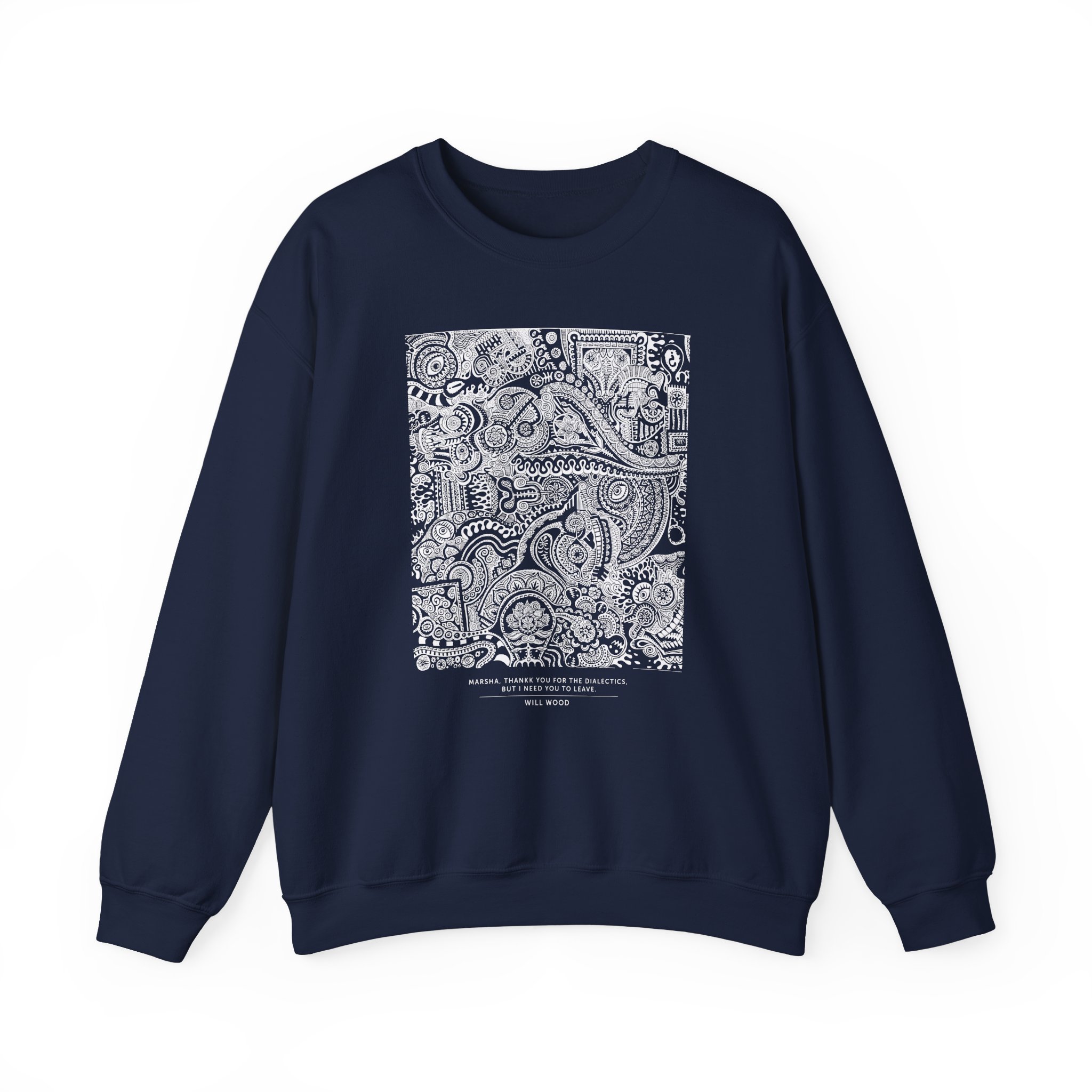 Will Wood Marsha, Thankk You... Unisex Heavy Blendâ„¢ Crewneck Sweatshirt