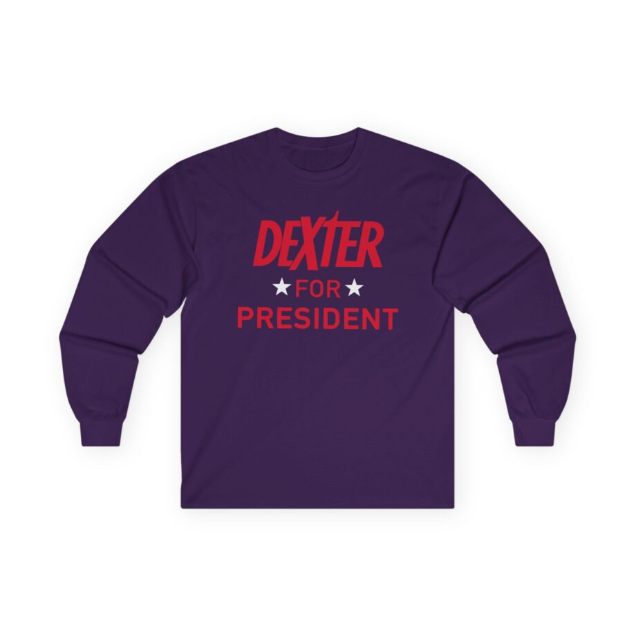 Dexter For President Unisex Ultra Cotton Long Sleeve Tee