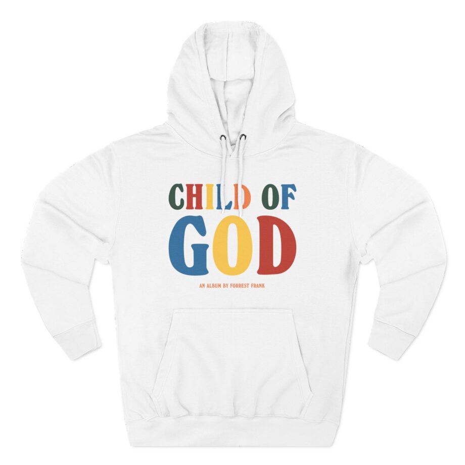 Forrest Frank Child of God by Forrest Three-Panel Fleece Hoodie