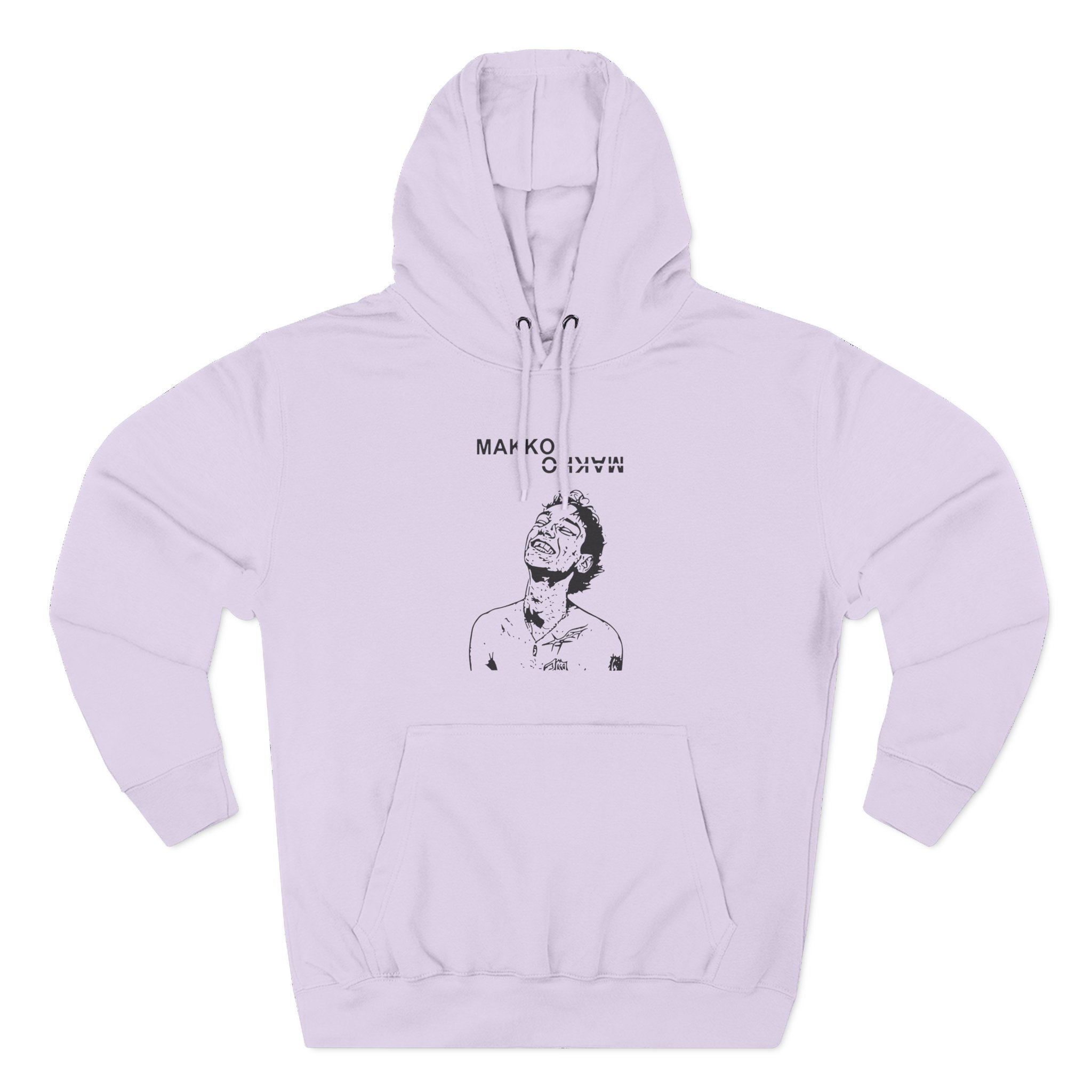 Makko Three-Panel Fleece Hoodie