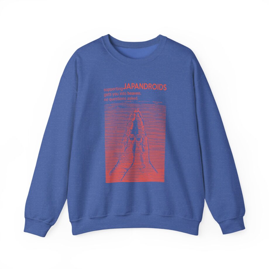 Supporting Japandroids Gets You Into Heaven No Questions Asked Unisex Heavy Blend™ Crewneck Sweatshirt