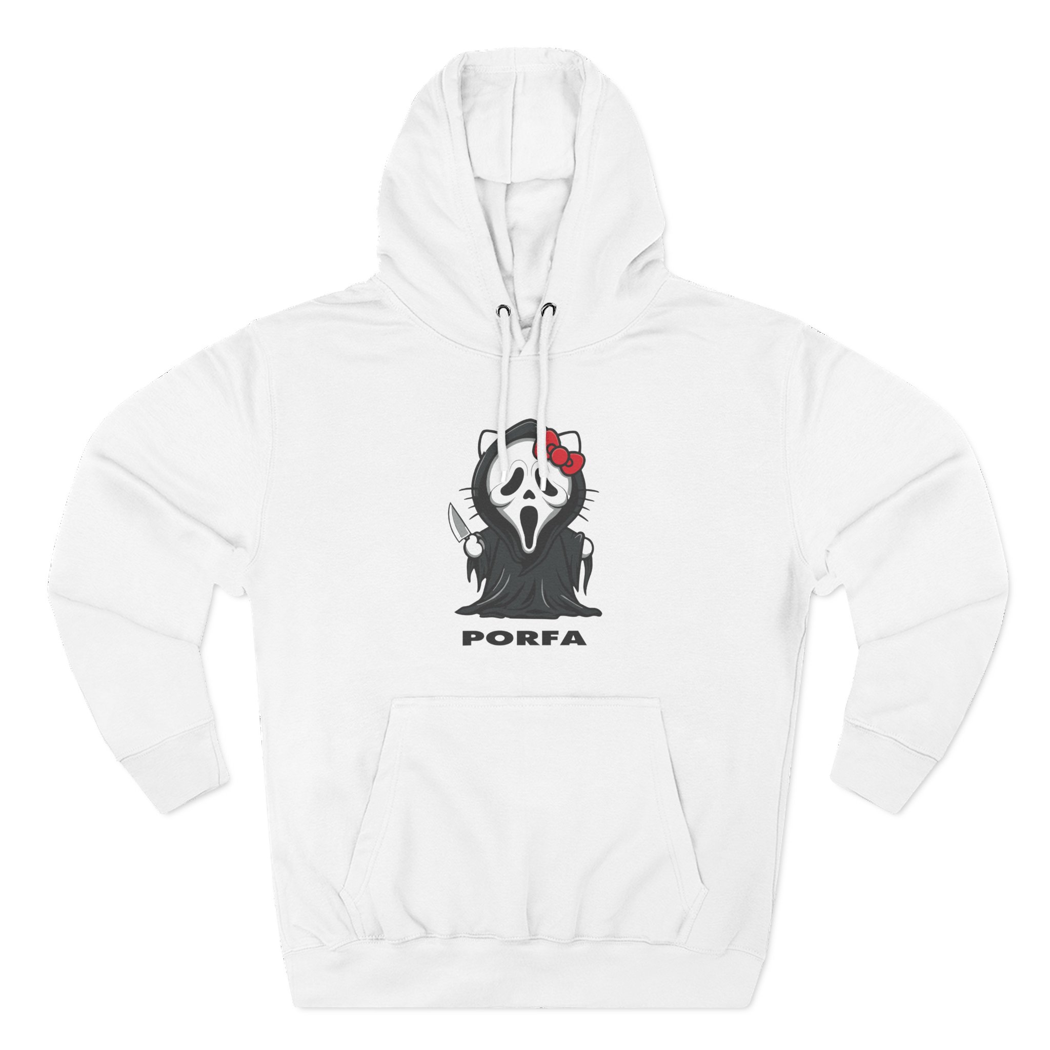 Porfa Scream Halloween Three-Panel Fleece Hoodie