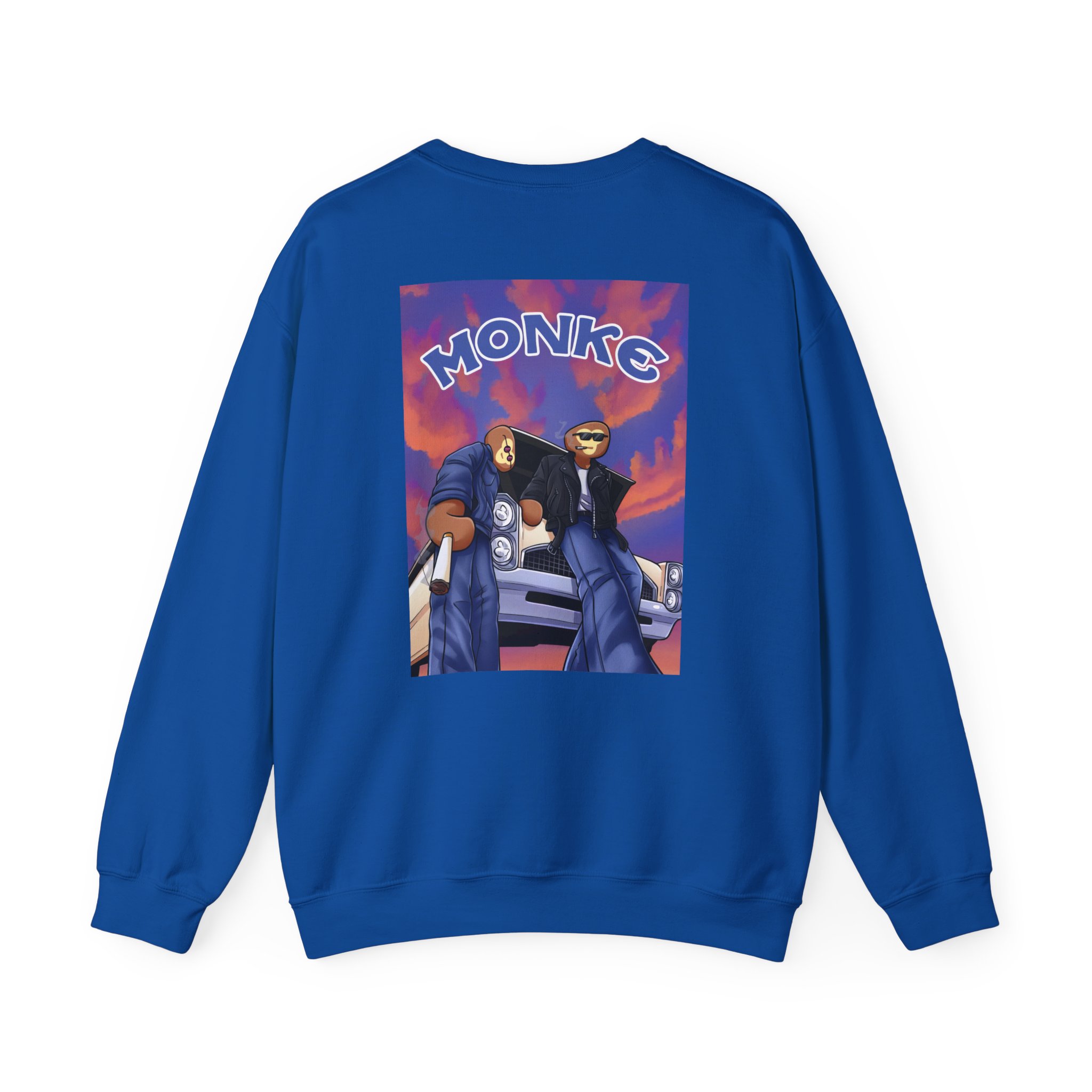 Spoonkid Monke Unisex Heavy Blendâ„¢ Crewneck Sweatshirt