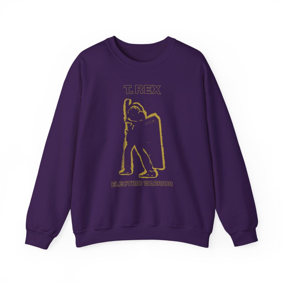 T Rex Electric Warrior Unisex Heavy Blend™ Crewneck Sweatshirt