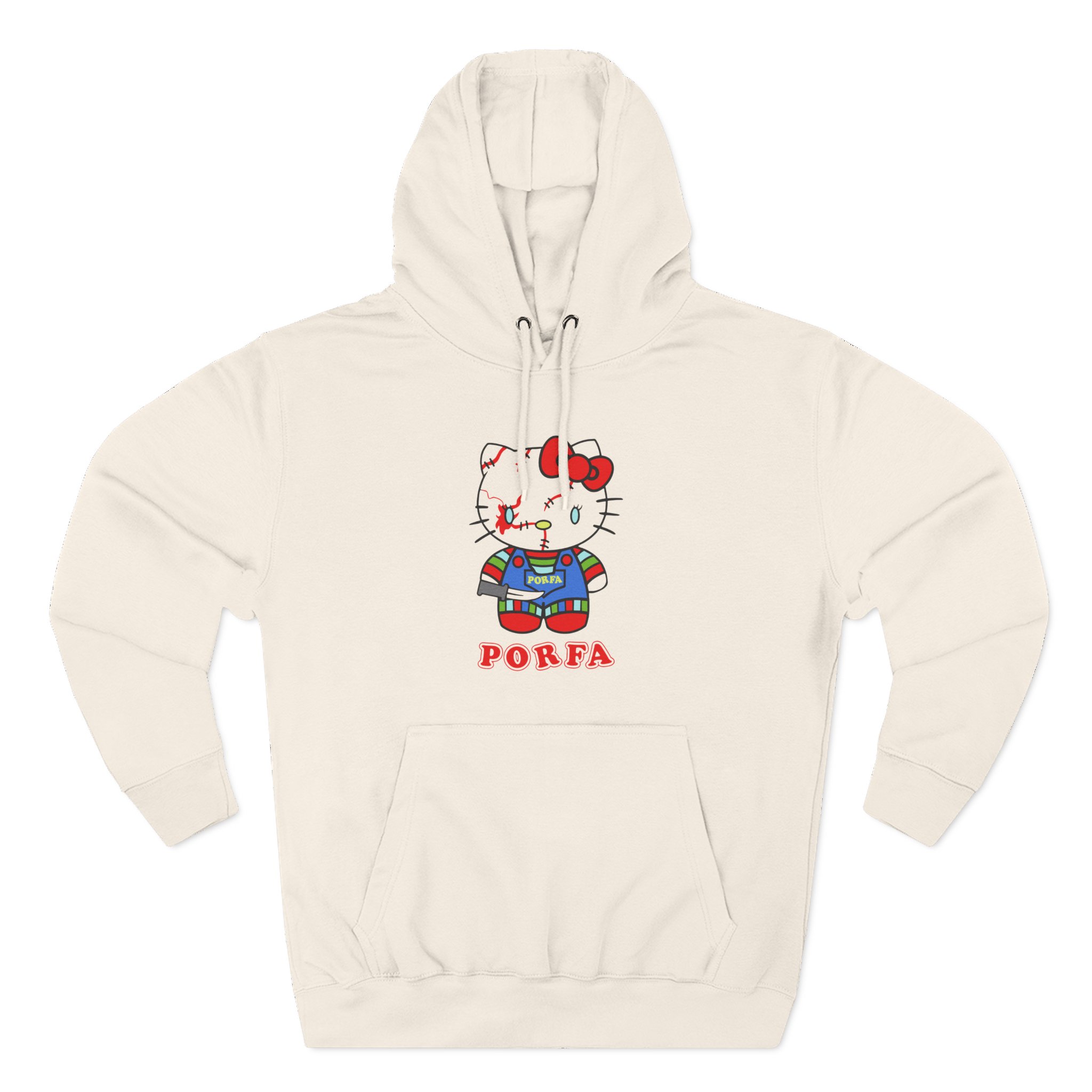 Porfa Hello Kitty Halloween Three-Panel Fleece Hoodie