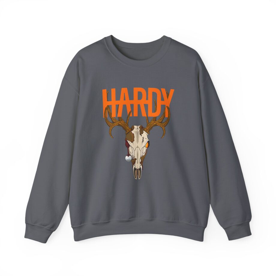 Hardy Deer Skull Unisex Heavy Blend™ Crewneck Sweatshirt