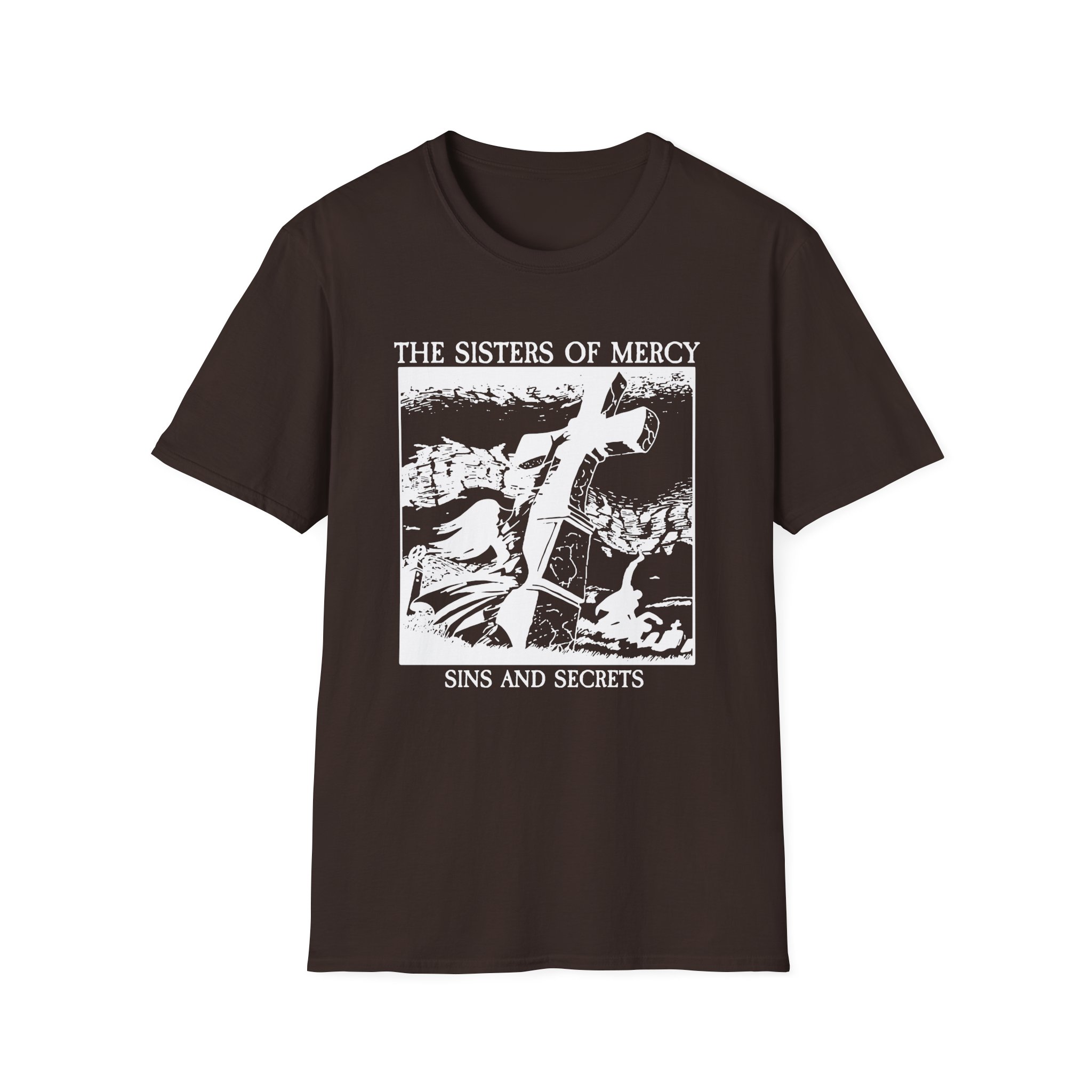 The Sisters Of Mercy Sins And Secrets Unisex Softstyle T-Shirt